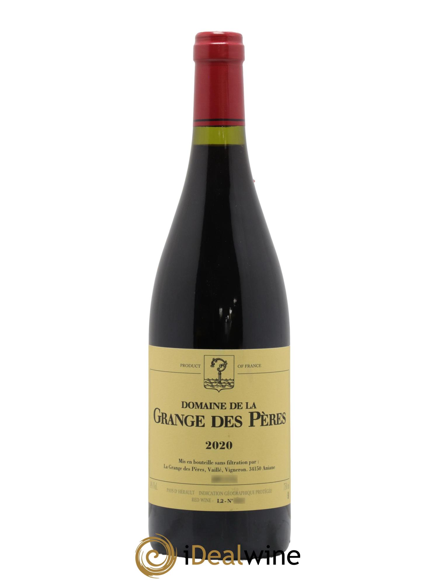 Pays d'Hérault Grange des Pères Laurent Vaillé 2020 - Lot de 1 bouteille - 0