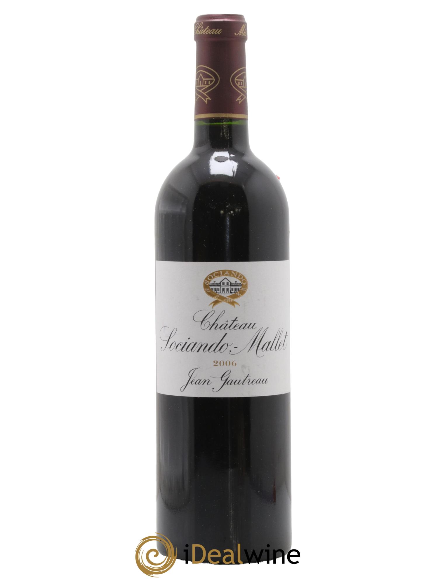 Château Sociando Mallet 2006 - Lotto di 1 bottiglia - 0