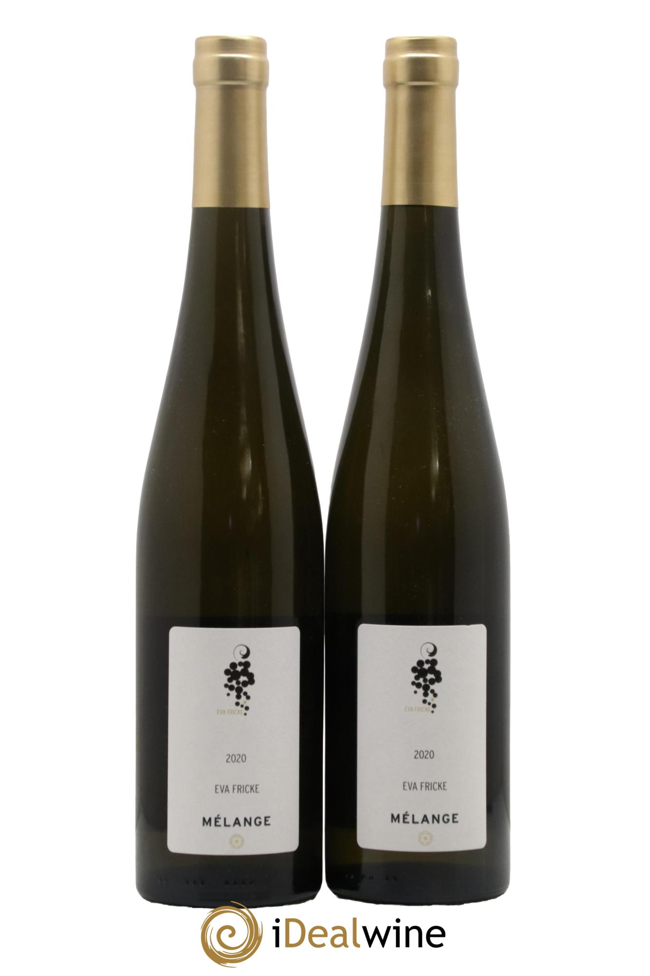 Allemagne Riesling Trocken GBA Melange Fricke Eva 2020 - Posten von 2 Flaschen - 0