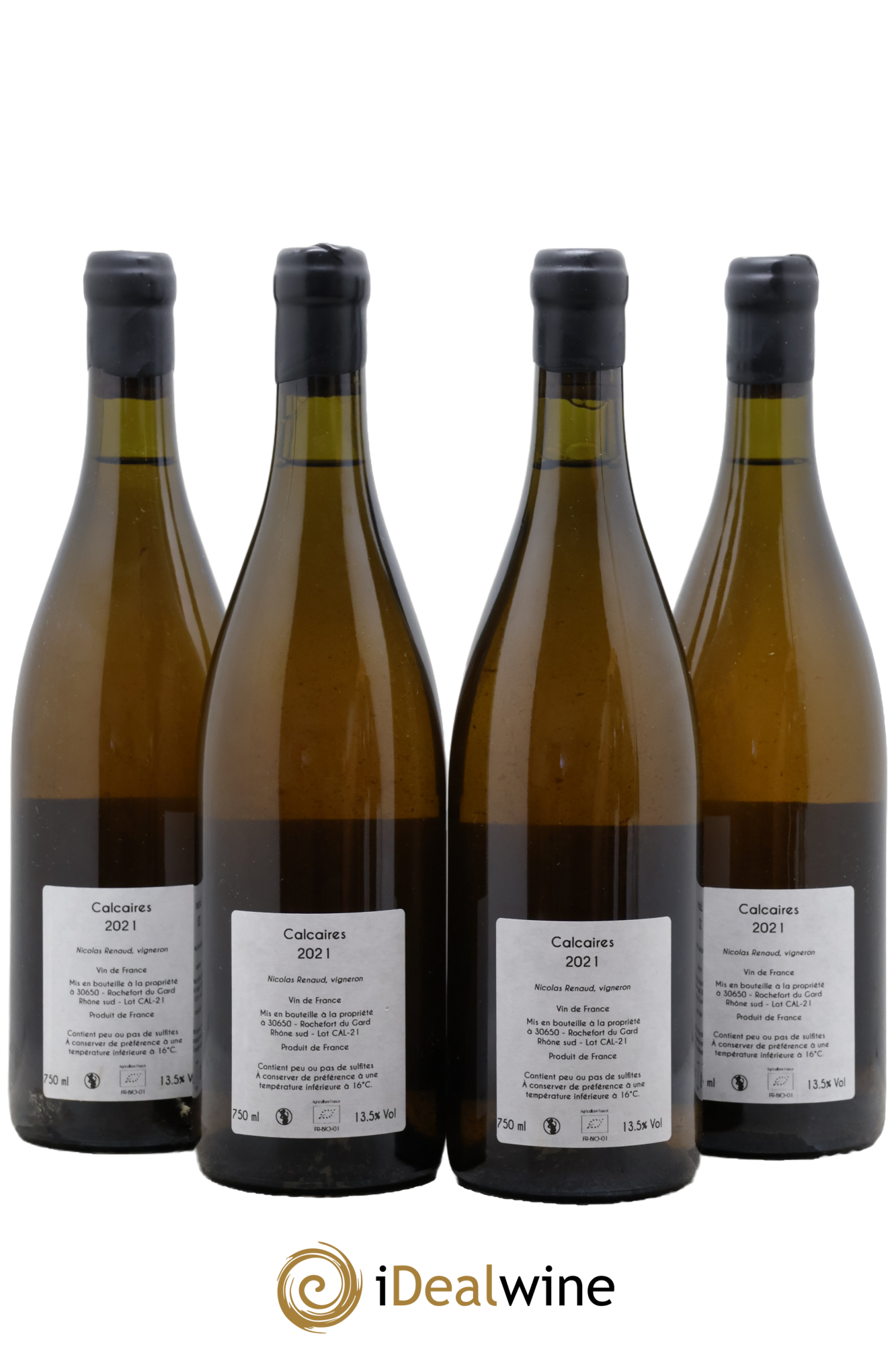 Vin de France Calcaires Clos des Grillons Calcaires 2021 - Lot de 4 bouteilles - 1