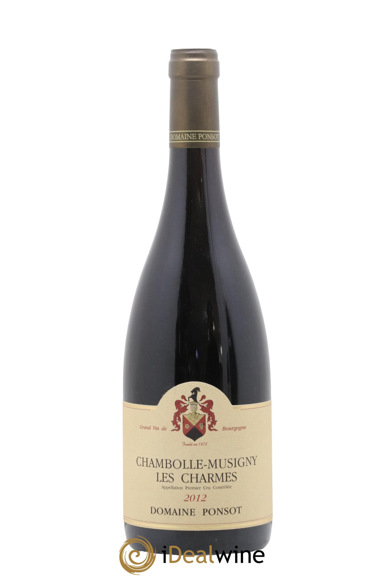 Chambolle-Musigny 1er Cru Les Charmes Ponsot (Domaine) 2012 - Lot de 1 bouteille - 0