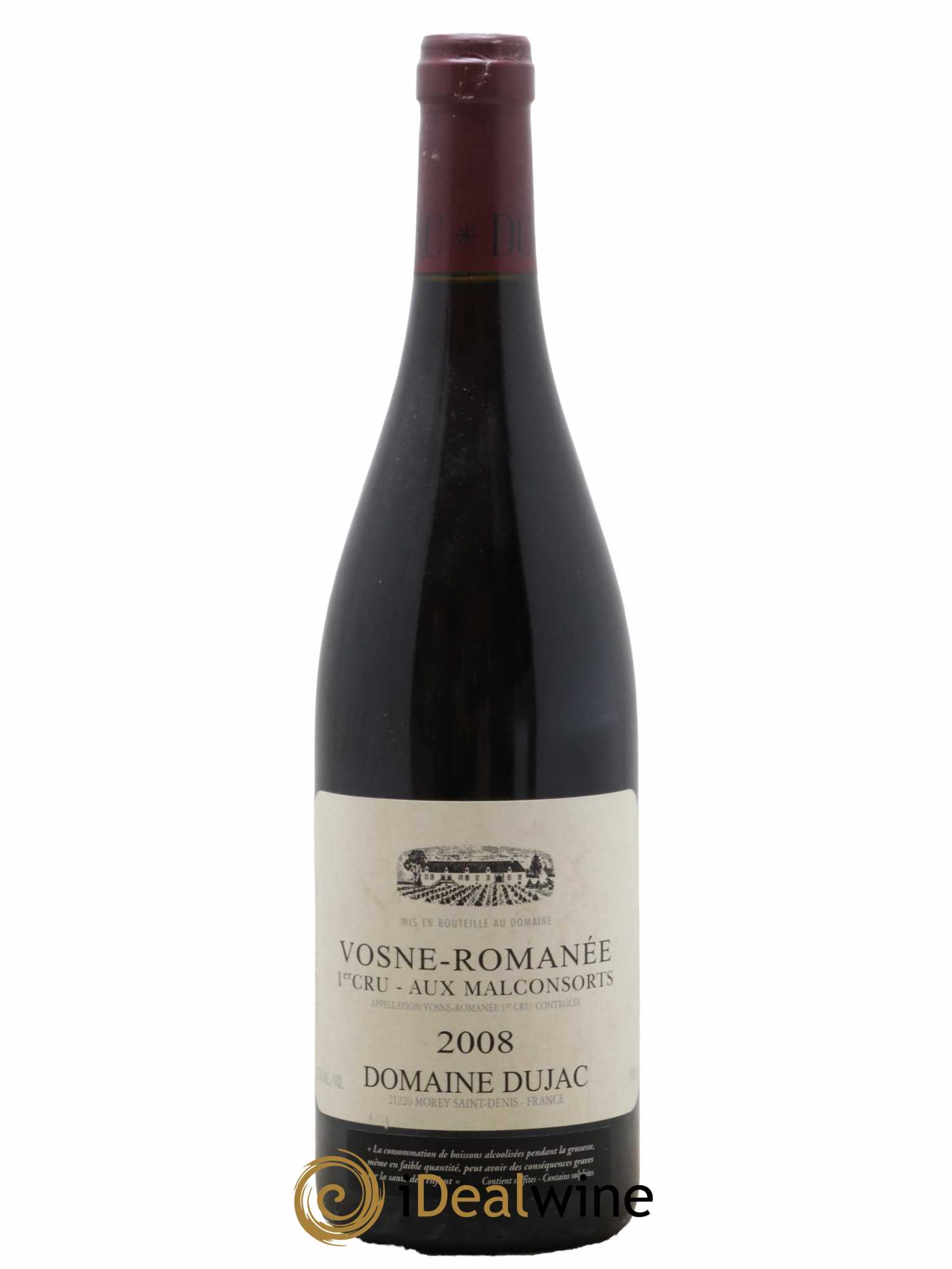 Vosne-Romanée 1er Cru Aux Malconsorts Dujac (Domaine) 2008 - Lot de 1 bouteille - 0