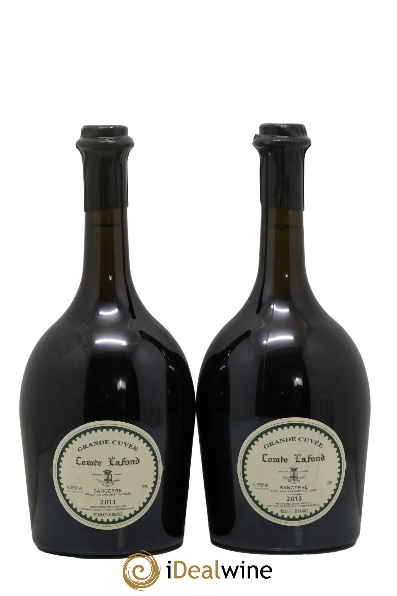 Sancerre Grande Cuvée Comte Lafond Ladoucette 2013 - Lot of 2 bottles - 0