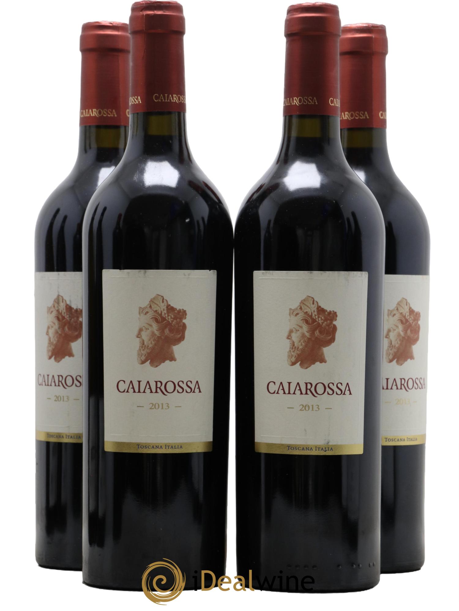 Toscana IGT Caiarossa 2013 - Lot de 4 bouteilles - 0