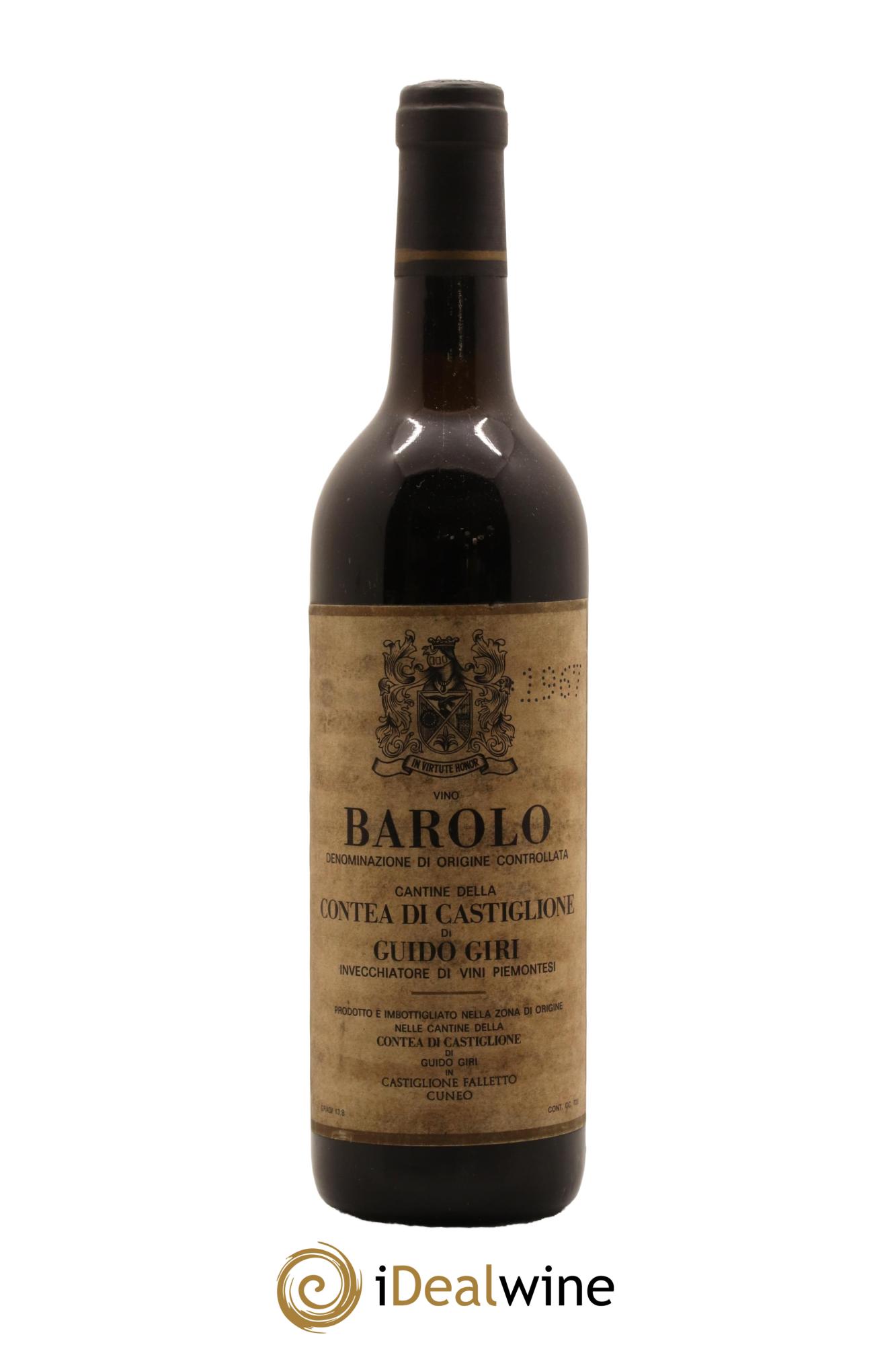 Barolo Guido Giri 1967 - Lot de 1 bouteille - 0