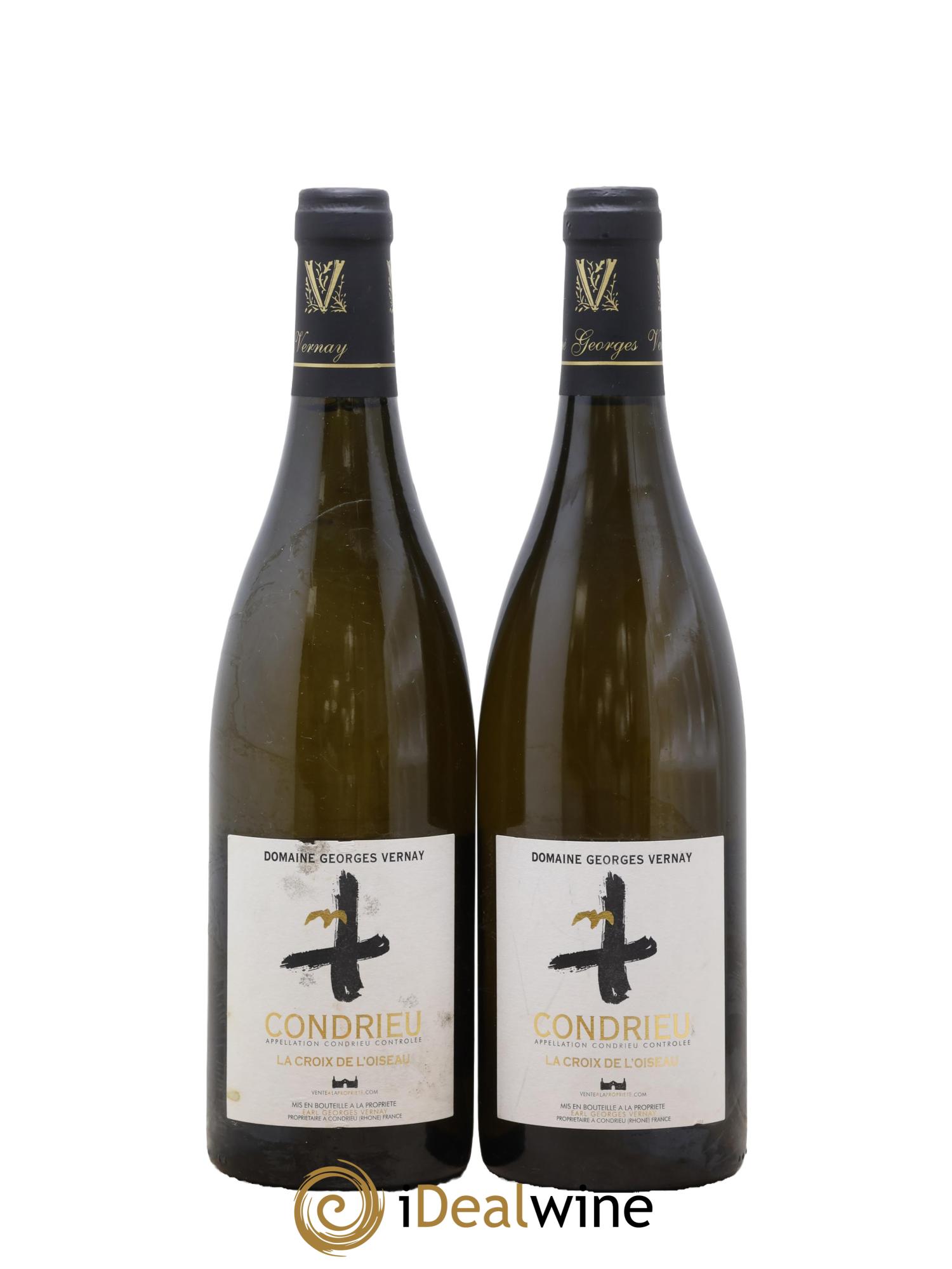 Condrieu La Croix de l'Oiseau Domaine Georges Vernay 2016 - Lot de 2 bouteilles - 0