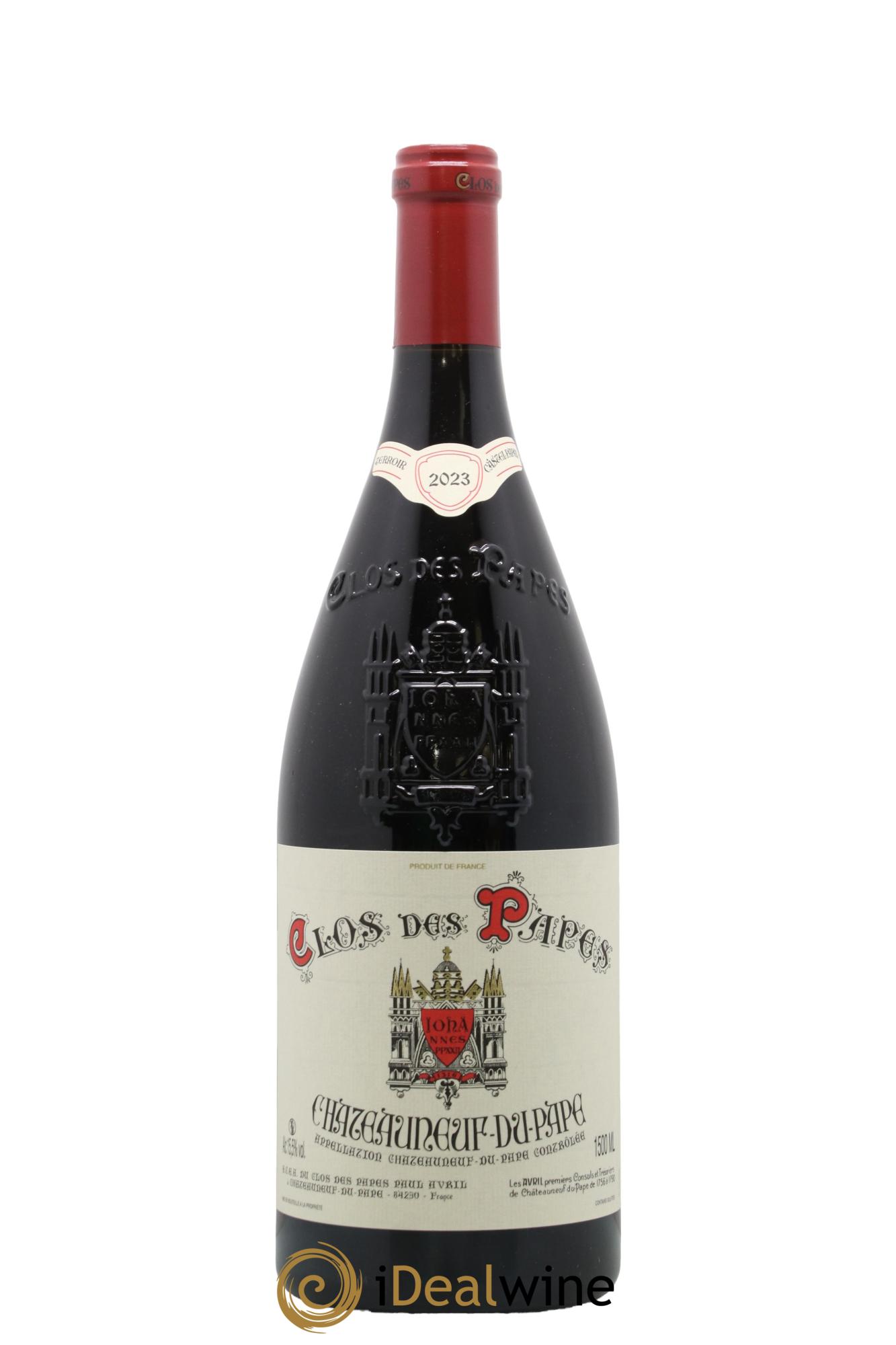 Châteauneuf-du-Pape Clos des Papes - Paul Avril 2023 - Lot de 1 magnum - 0