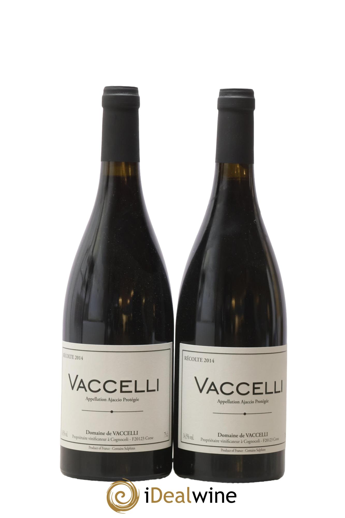 Ajaccio Vaccelli 2014 - Posten von 2 Flaschen - 0