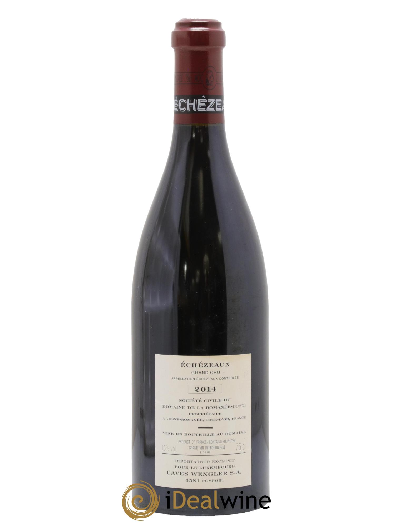 Echezeaux Grand Cru Domaine de la Romanée-Conti 2014 - Posten von 1 Flasche - 2