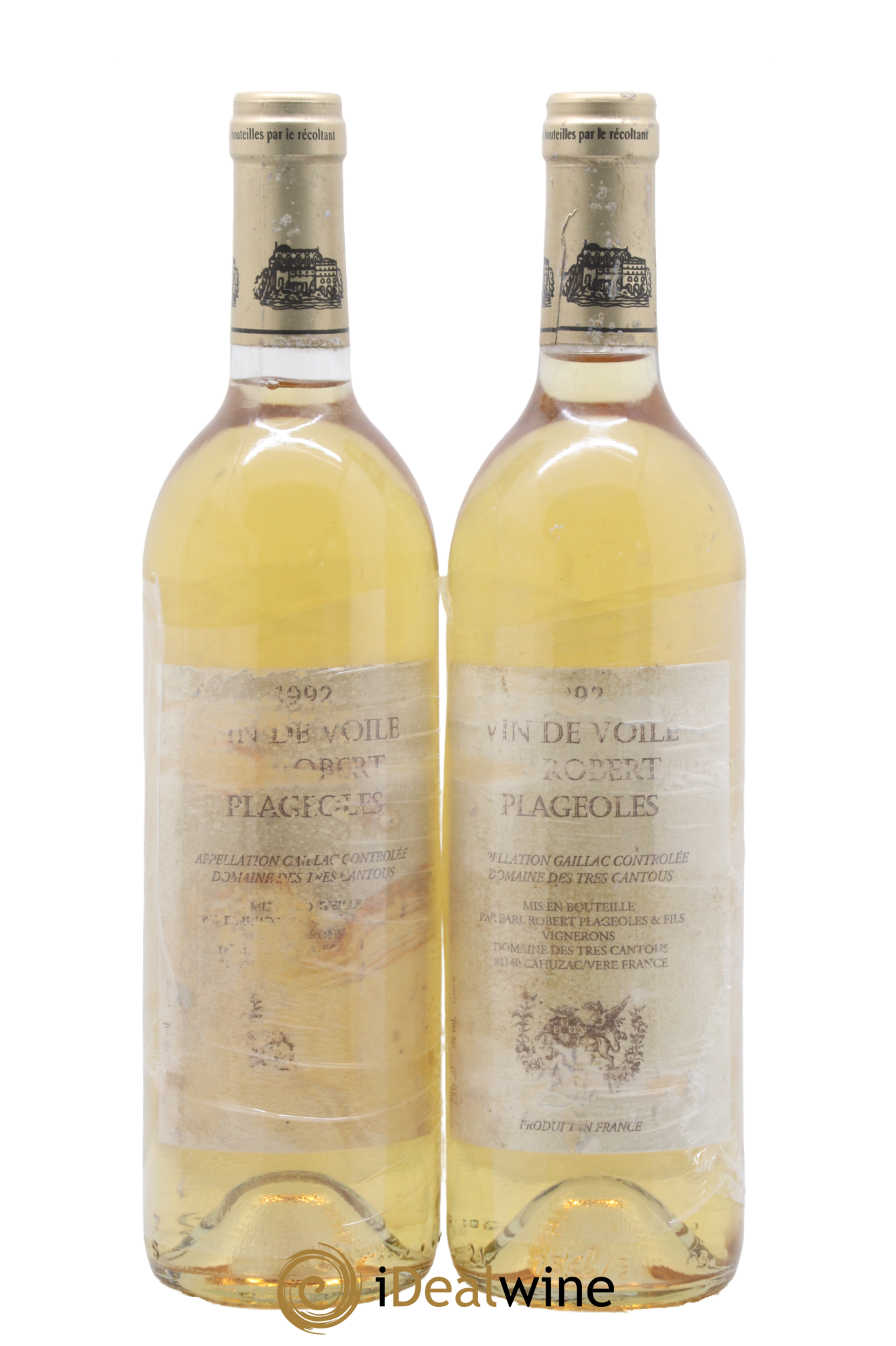 Gaillac Vin de voile Plageoles 1992 - Lotto di 2 bottiglie - 0