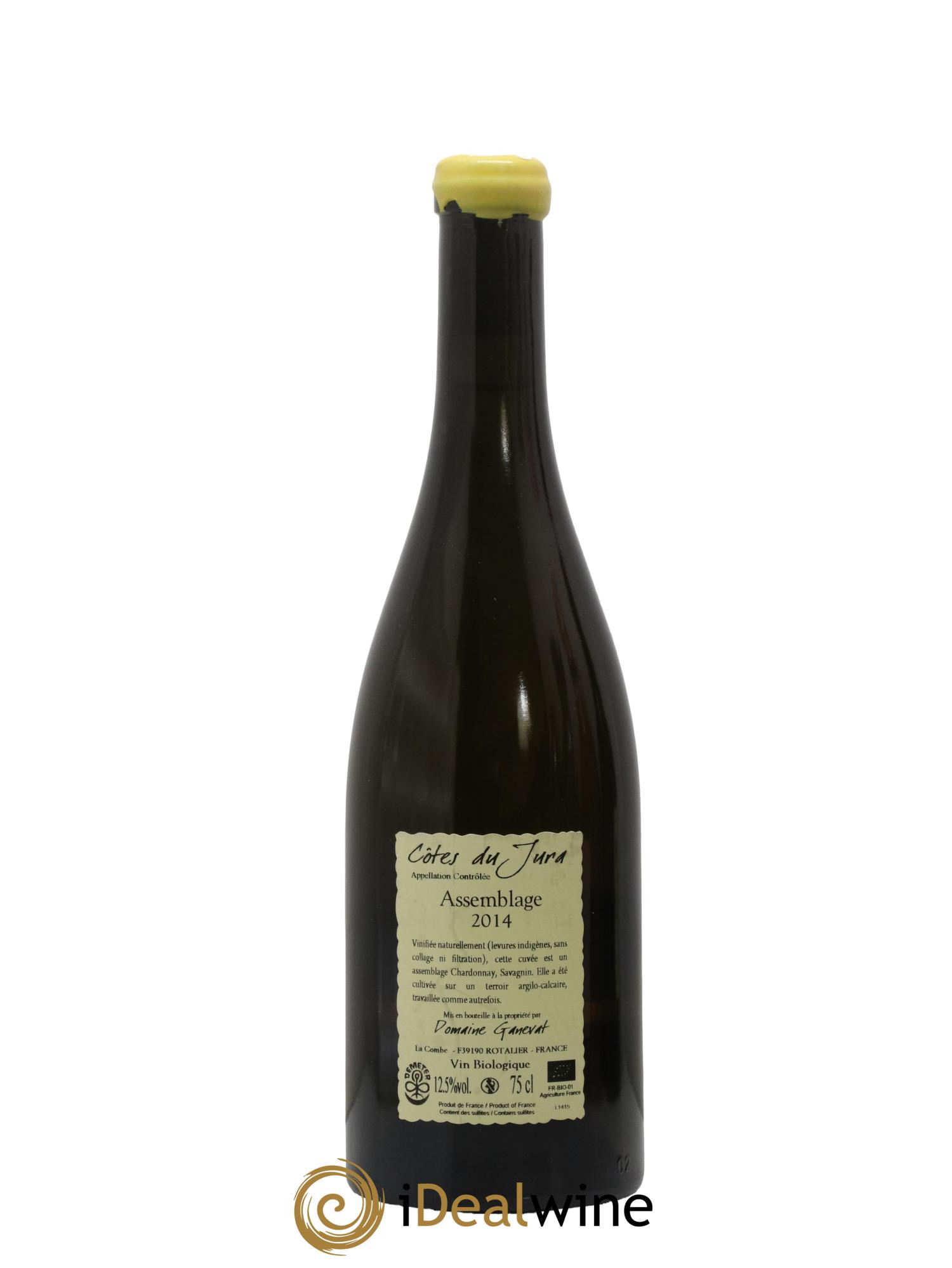 Côtes du Jura Cuvée Orégane Jean-François Ganevat (Domaine) 2014 - Lot de 1 bouteille - 1