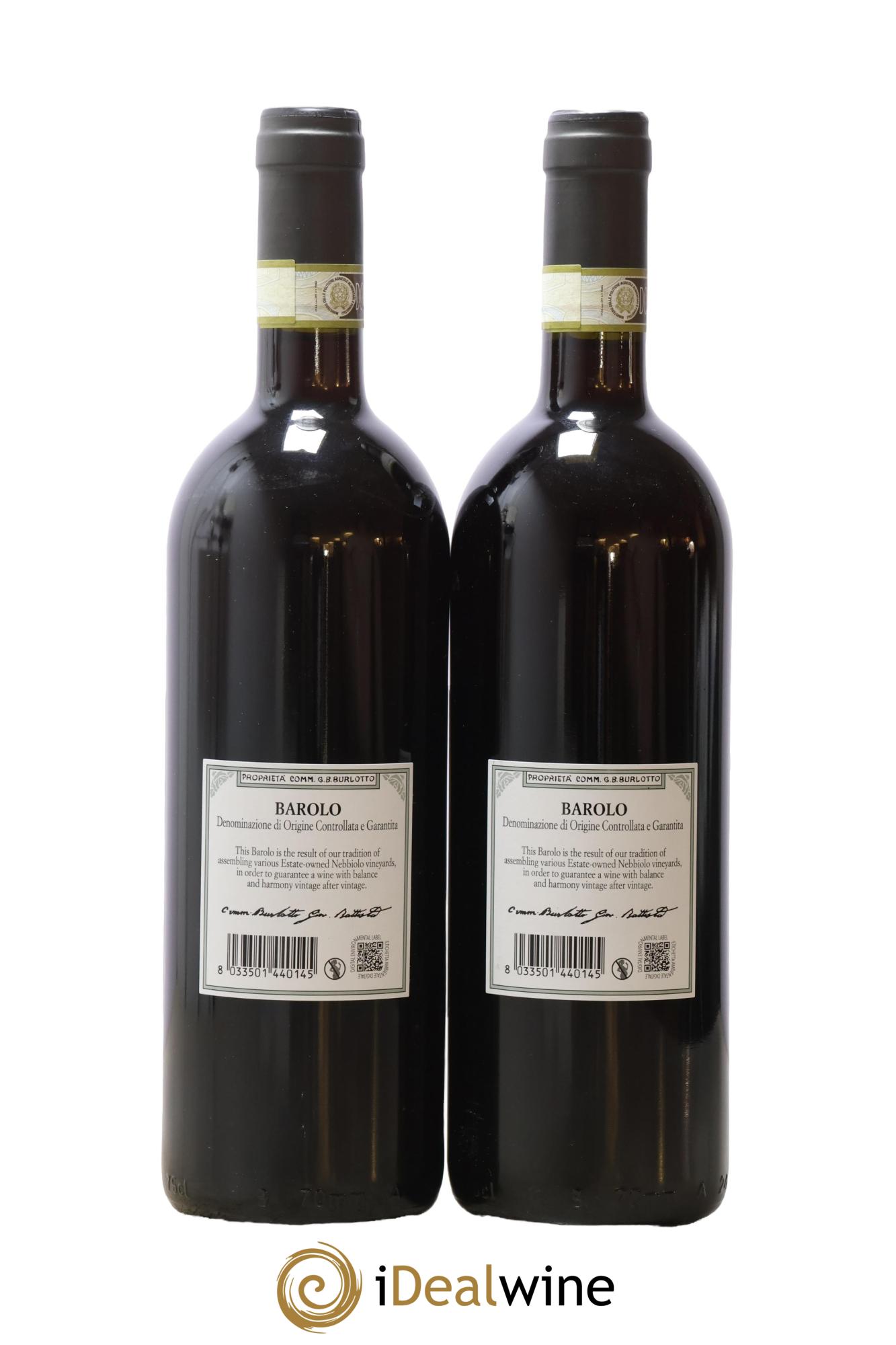 Barolo DOCG Comm. Giovan Battista Burlotto 2020 - Lot of 2 bottles - 1