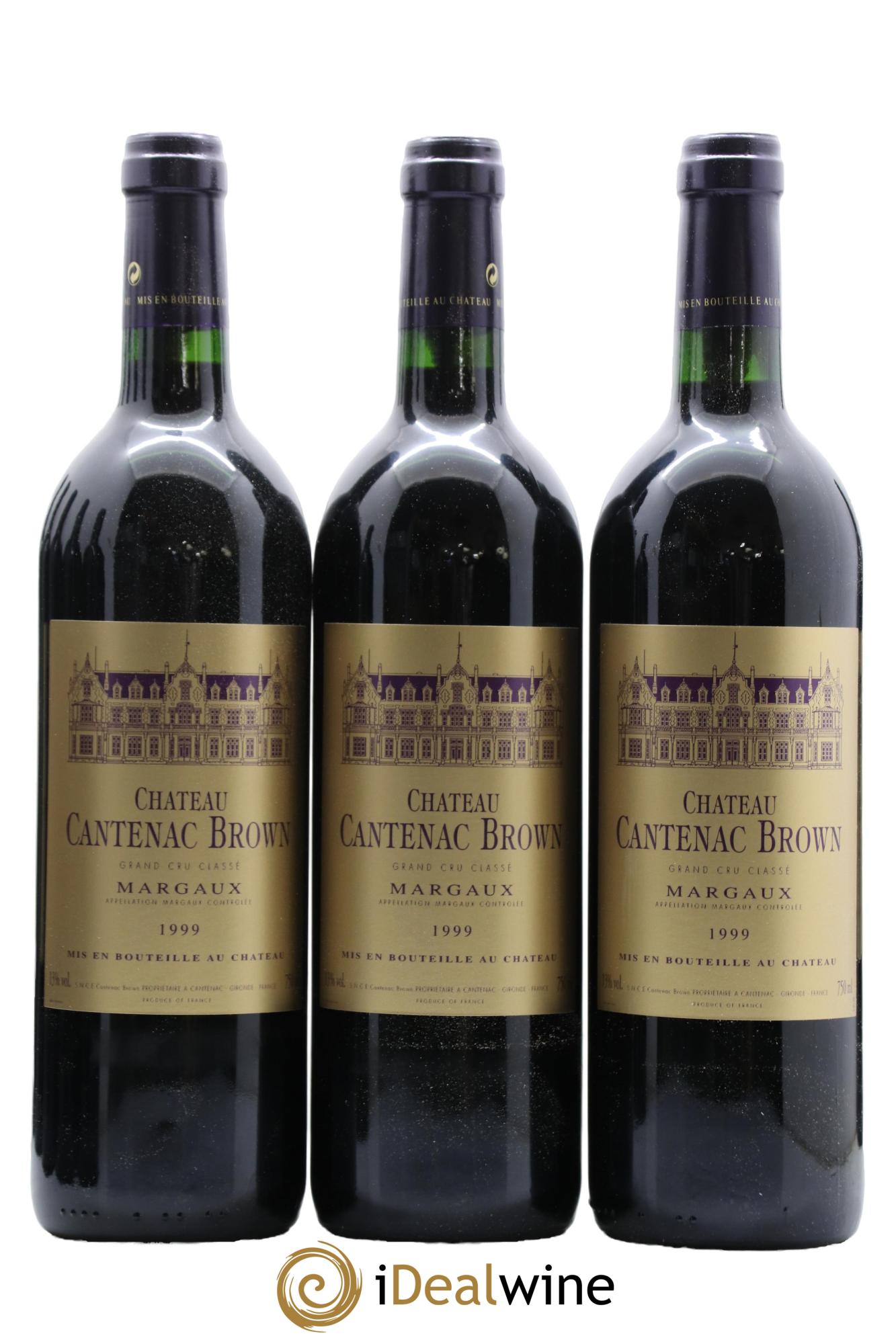 Château Cantenac Brown 3ème Grand Cru Classé 1999 - Lot de 12 bouteilles - 2