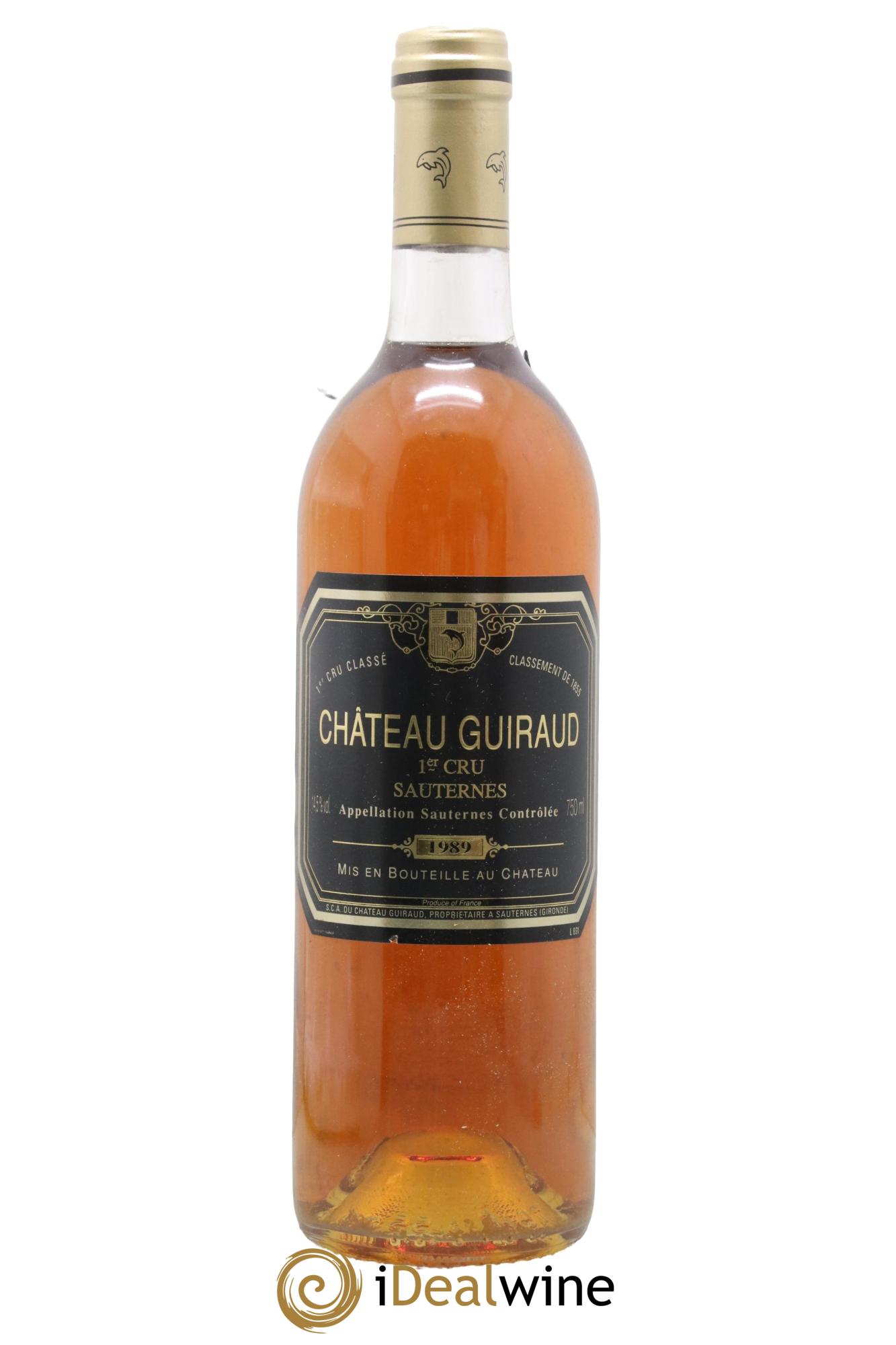Château Guiraud 1er Grand Cru Classé 1989 - Lotto di 1 bottiglia - 0