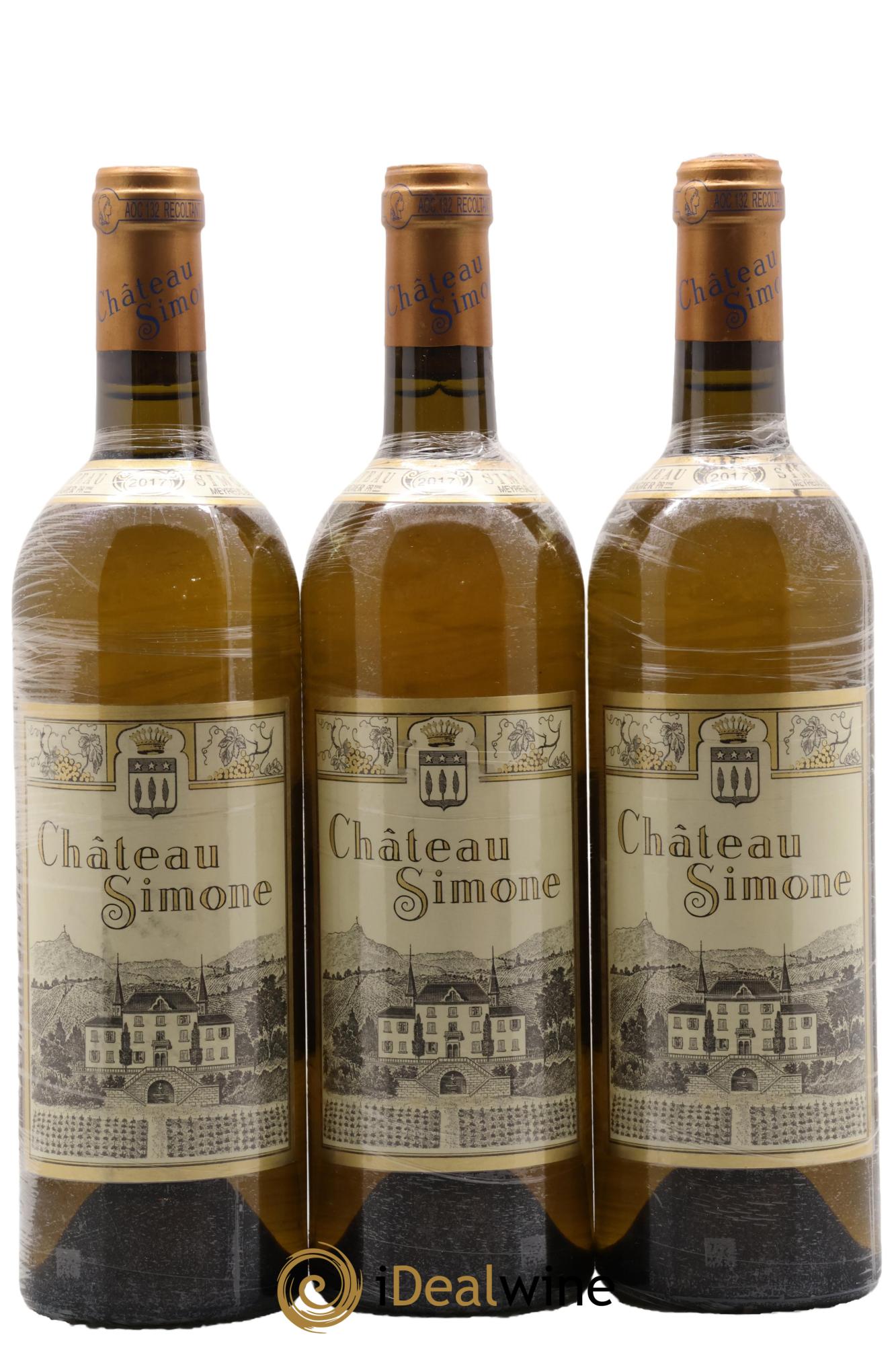 Palette Château Simone Famille Rougier 2017 - Lot of 3 bottles - 0