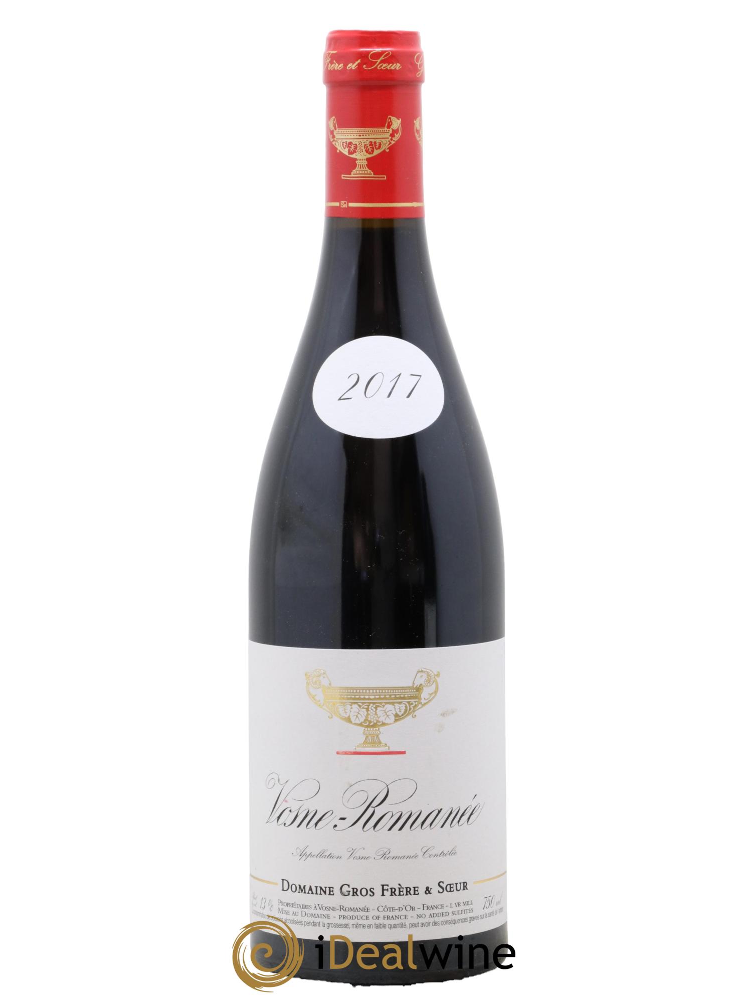 Vosne-Romanée Gros Frère & Soeur 2017 - Lot de 1 bouteille - 0