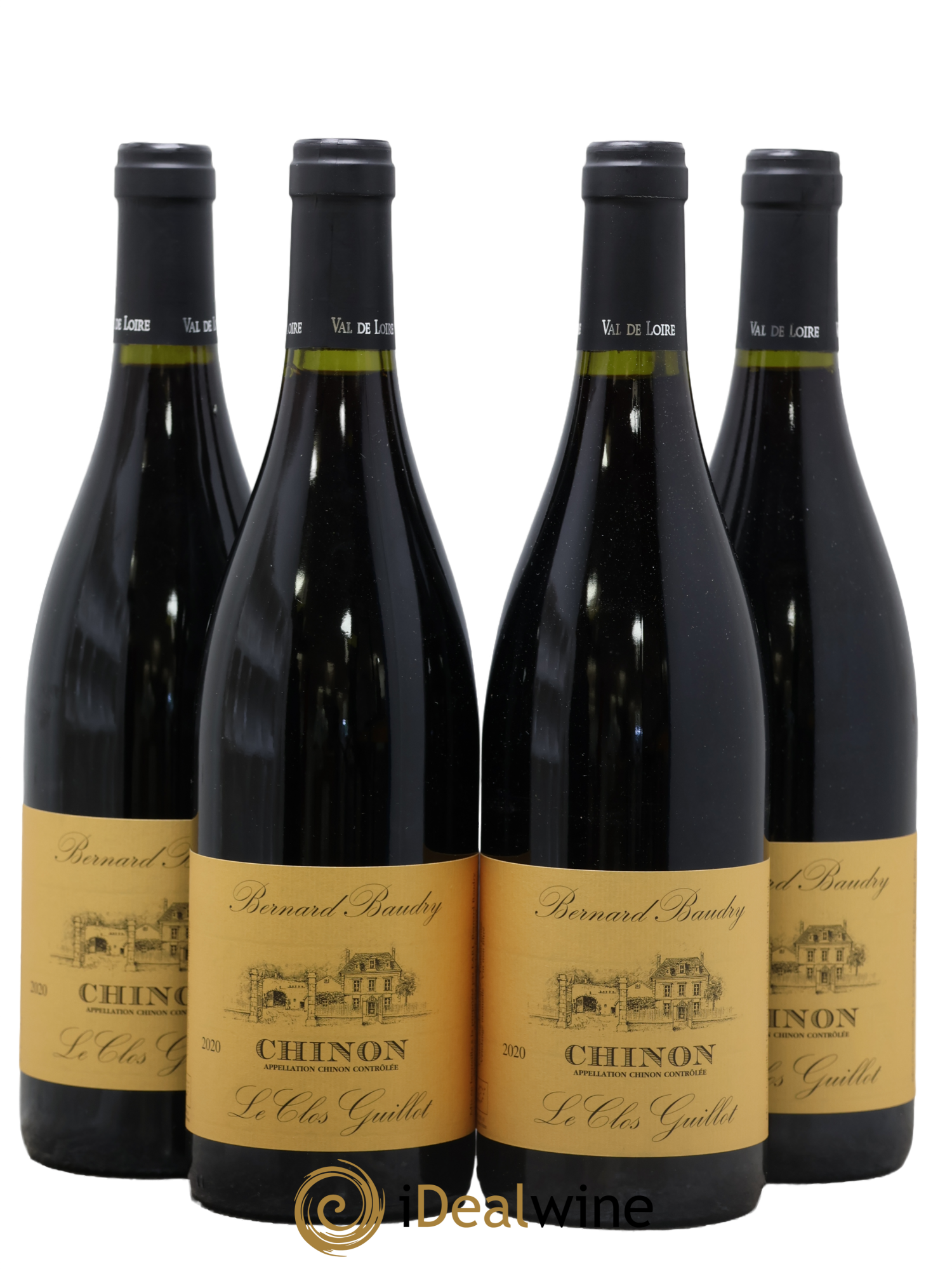 Chinon Le Clos Guillot Bernard Baudry 2020 - Posten von 4 Flaschen - 0