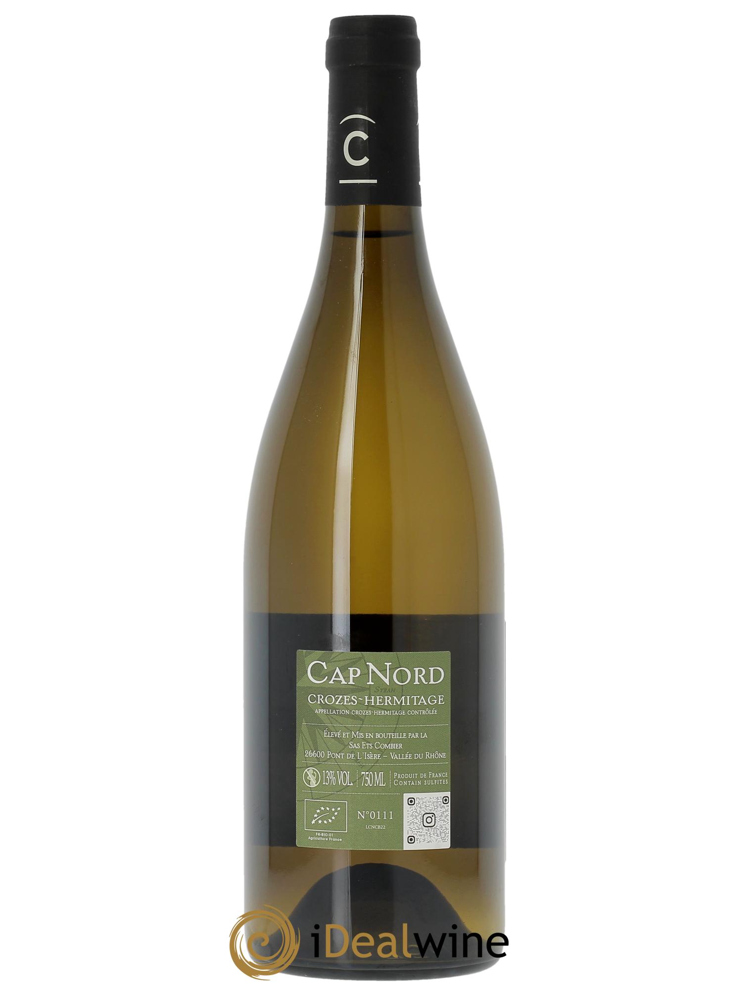 Crozes-Hermitage Cap Nord Combier 2022 - Lot of 1 bottle - 1