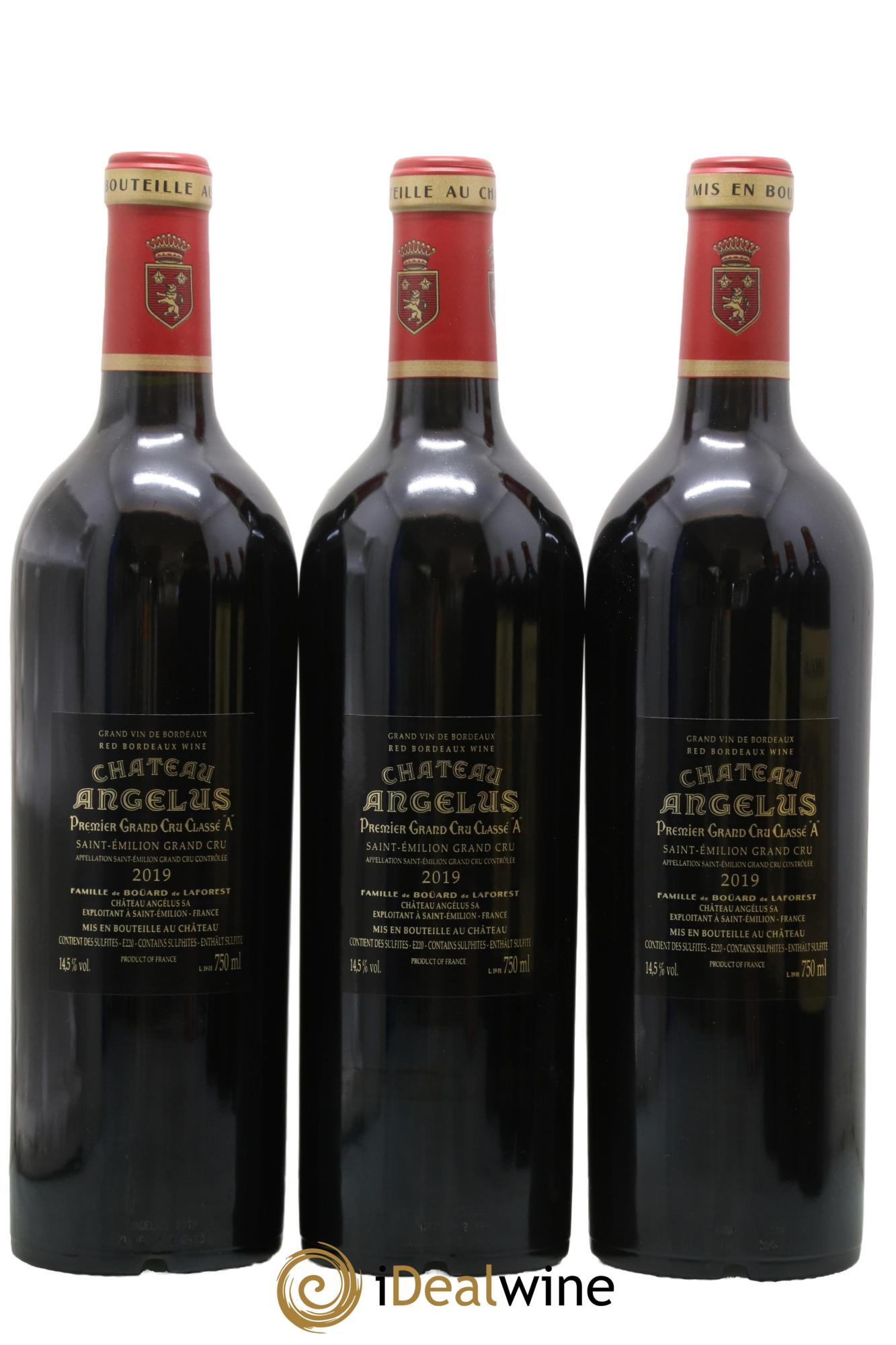 Château Angélus 1er Grand Cru Classé A 2019 - Lotto di 6 bottiglie - 4