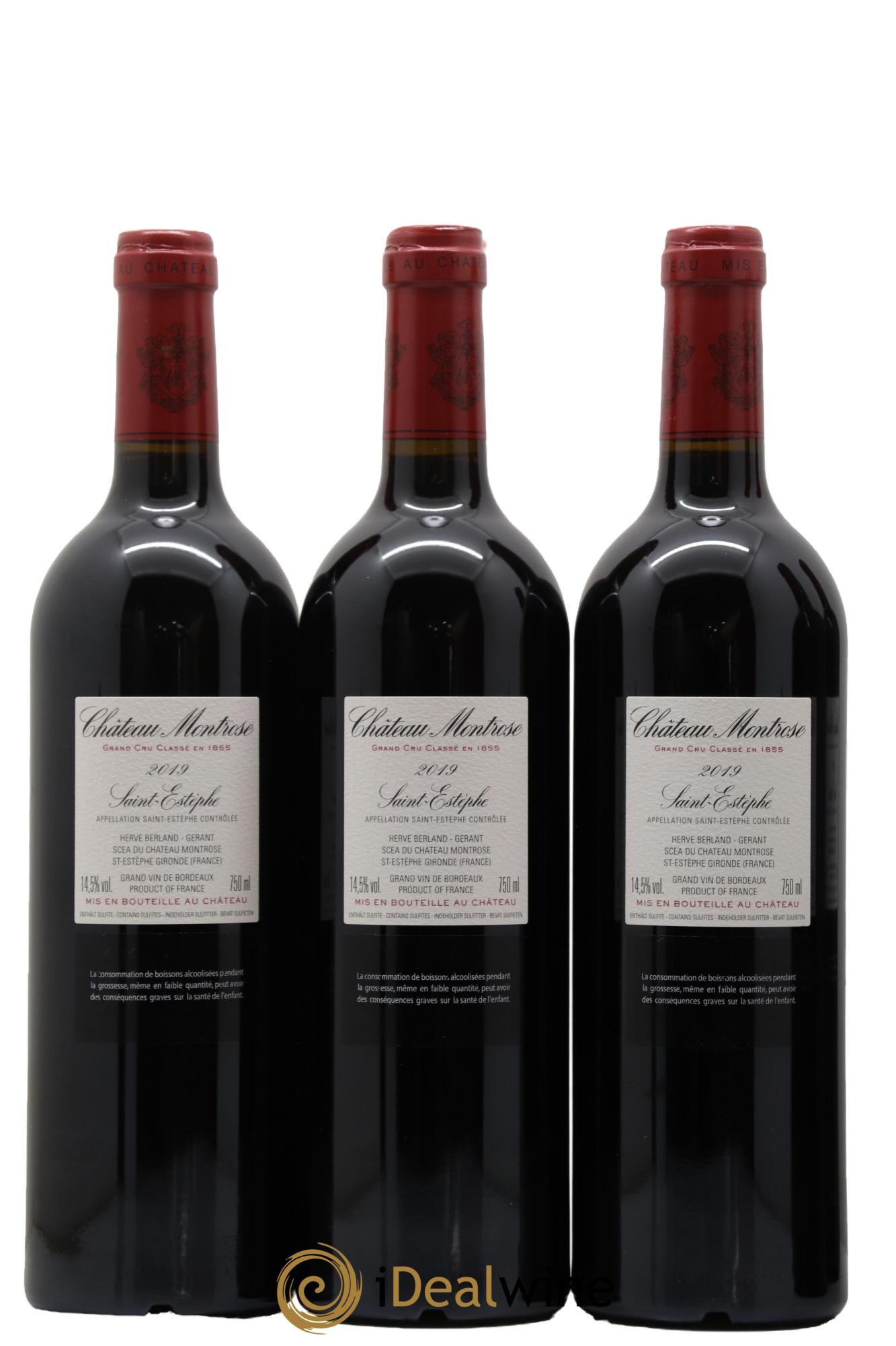 Château Montrose 2ème Grand Cru Classé 2019 - Lot de 6 bouteilles - 4