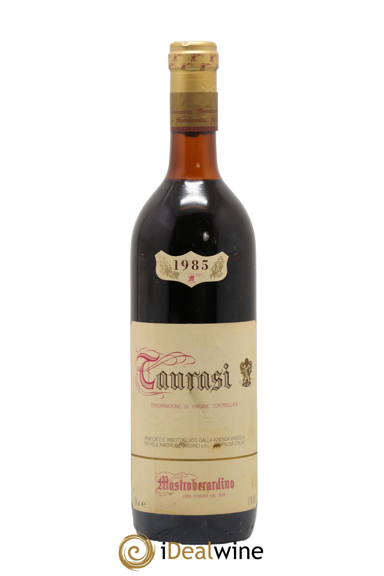 Taurasi DOCG Mastroberardino 1985 - Lot de 1 bouteille - 0