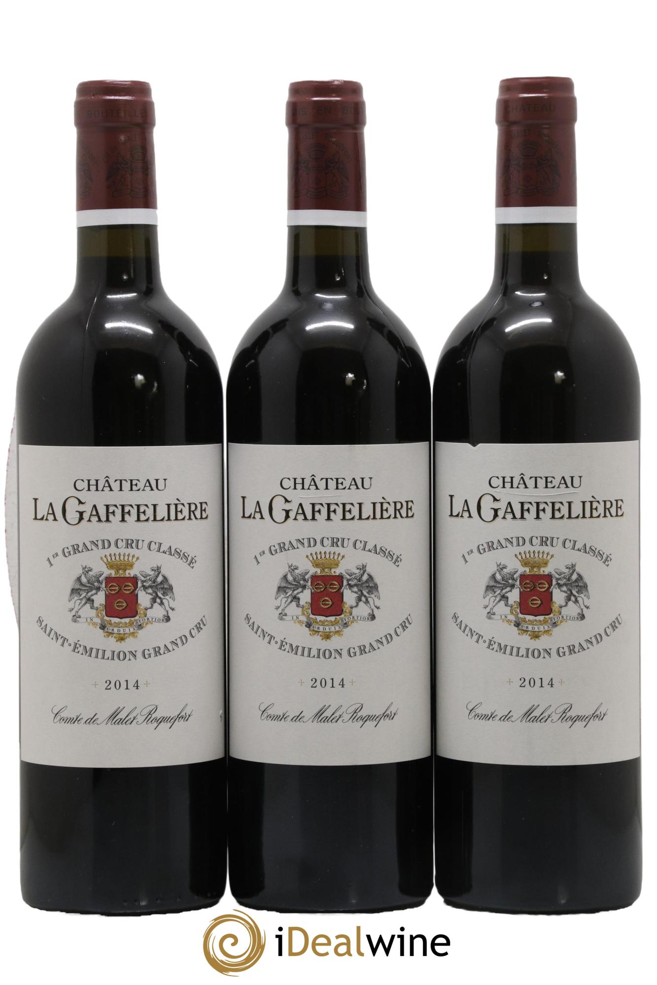 Château la Gaffelière 1er Grand Cru Classé B 2014 - Posten von 3 Flaschen - 0