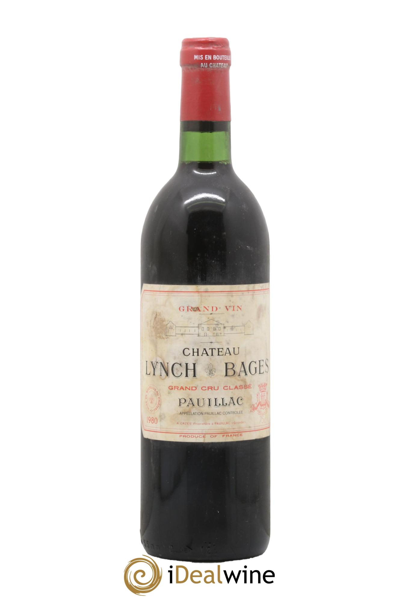 Château Lynch Bages 5ème Grand Cru Classé 1980 - Lot of 1 bottle - 0