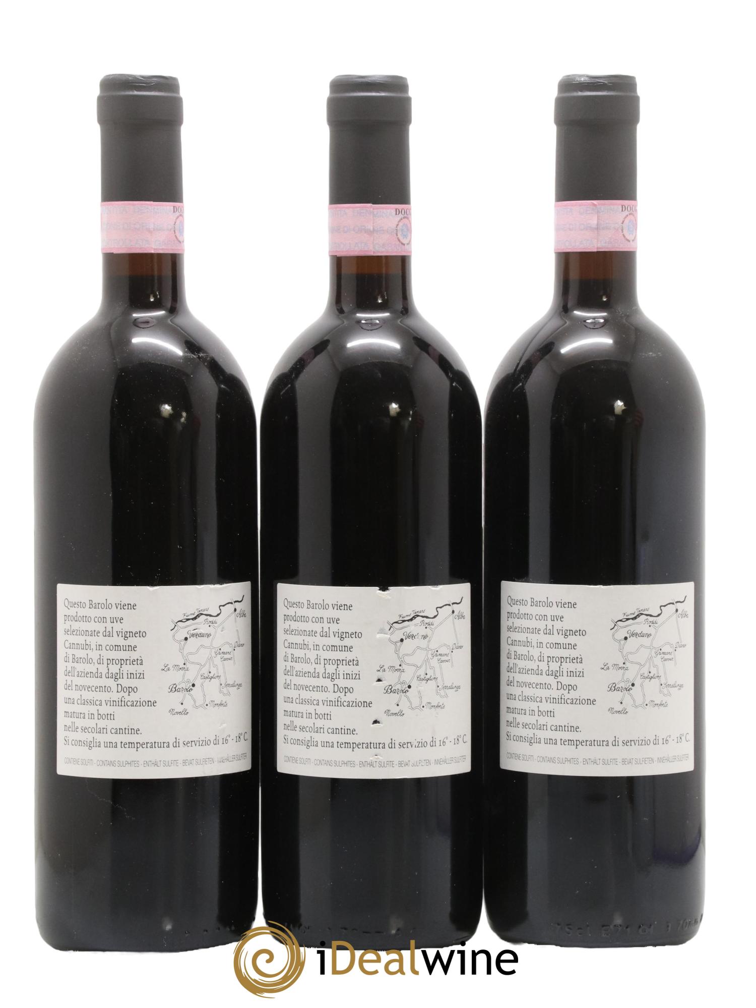 Barolo DOCG Cannubi Comm. Giovan Battista Burlotto 2006 - Lotto di 3 bottiglie - 1