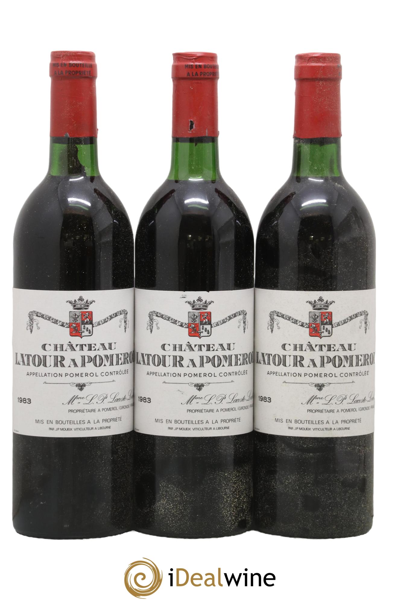 Château Latour à Pomerol 1983 - Posten von 3 Flaschen - 0