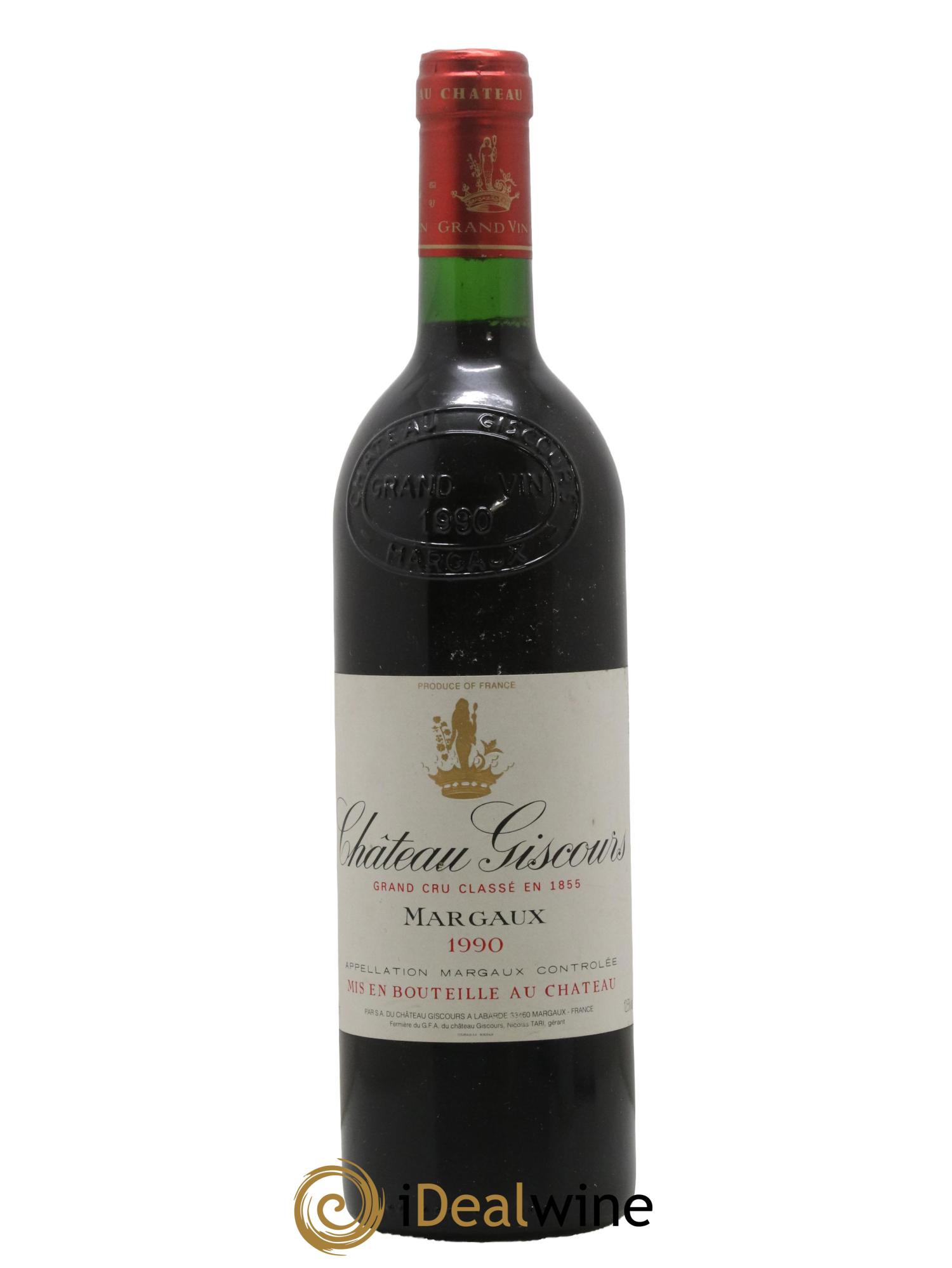 Château Giscours 3ème Grand Cru Classé 1990 - Lot de 1 bouteille - 0