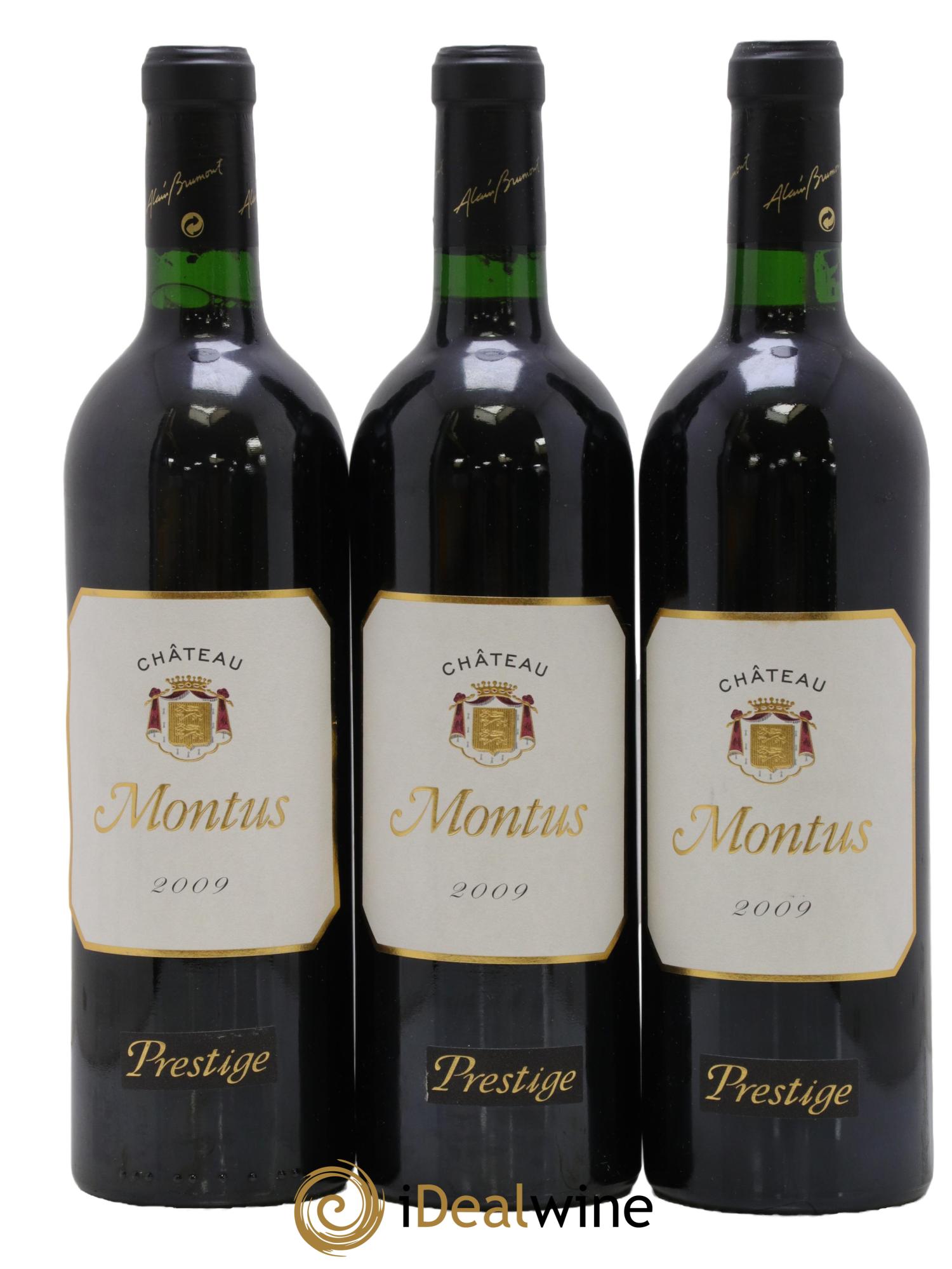 Madiran Château Montus-Prestige Alain Brumont 2009 - Lotto di 3 bottiglie - 0
