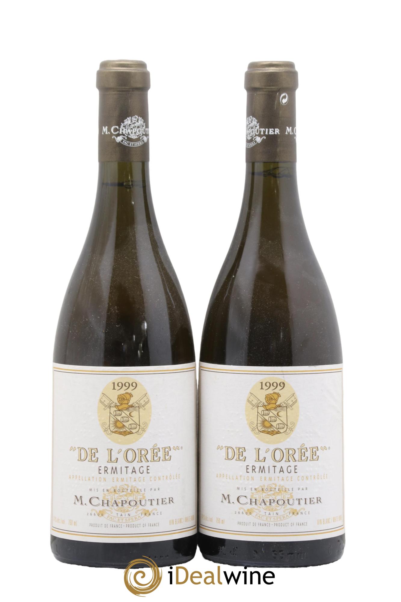 Hermitage Ermitage de l'Orée Chapoutier 1999 - Posten von 2 Flaschen - 0