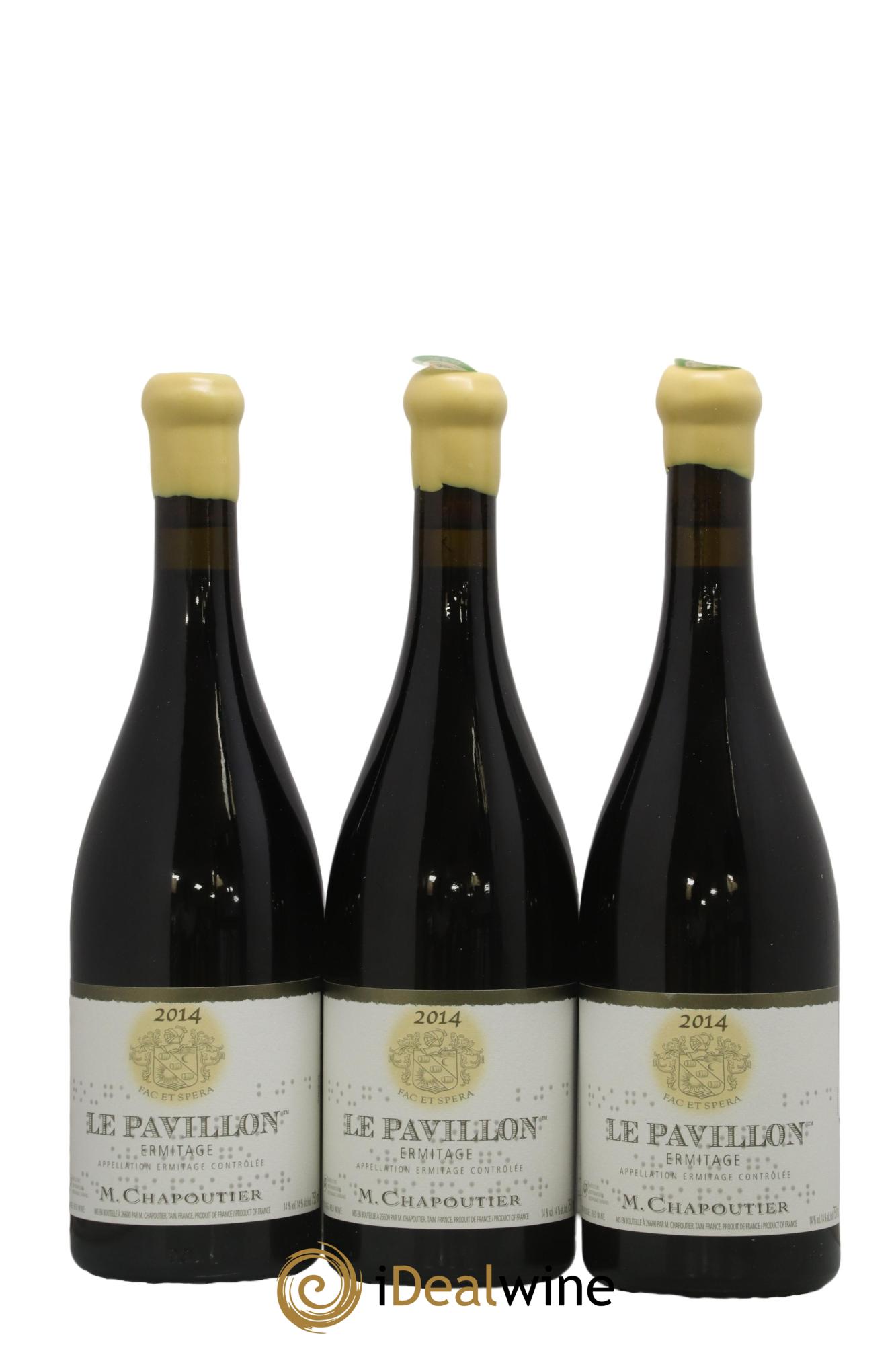Hermitage Ermitage Le Pavillon Chapoutier  2014 - Lotto di 3 bottiglie - 0