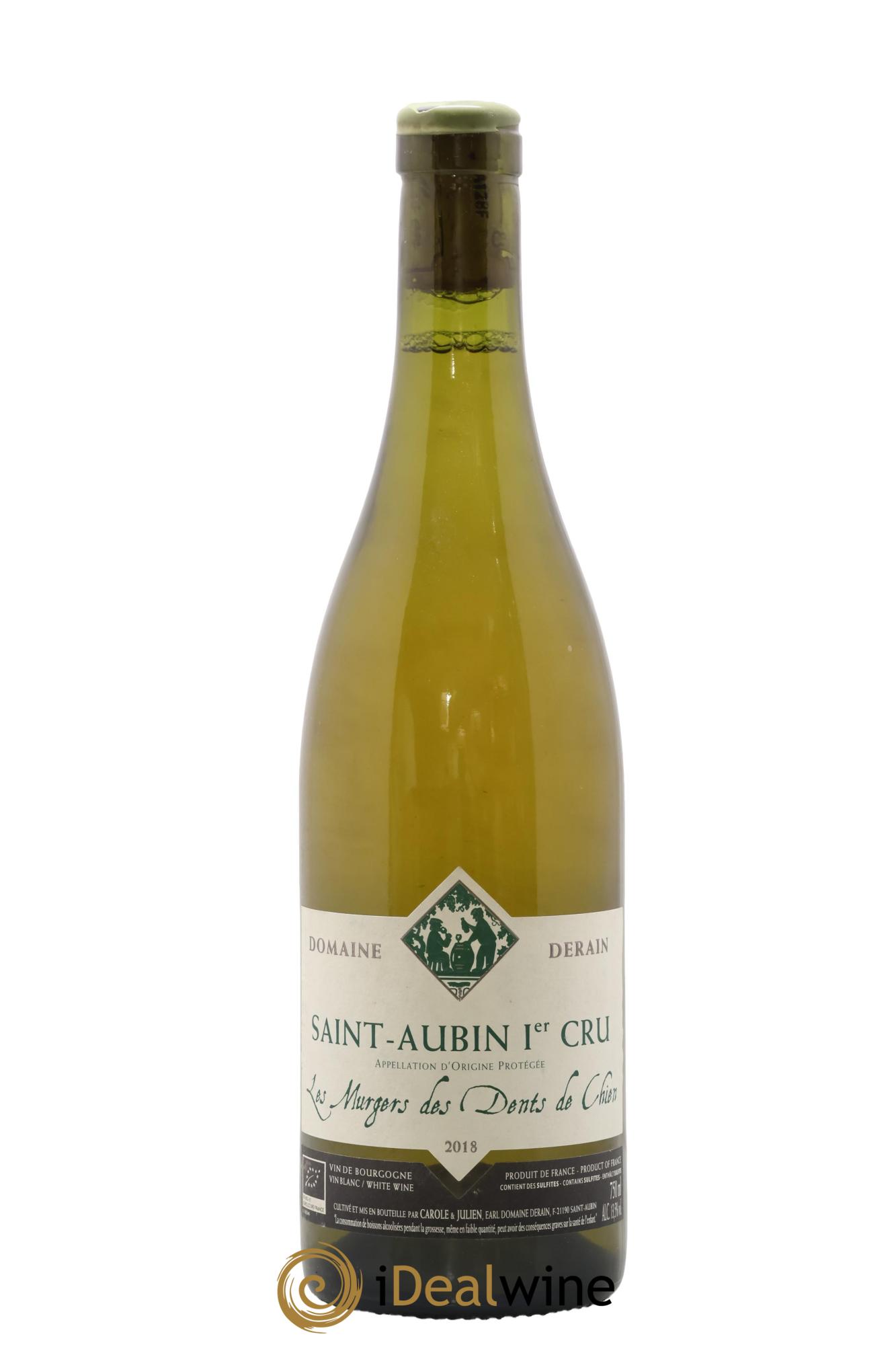 Saint-Aubin 1er Cru Les Murgers des Dents de Chien Catherine et Dominique Derain 2018 - Lotto di 1 bottiglia - 0
