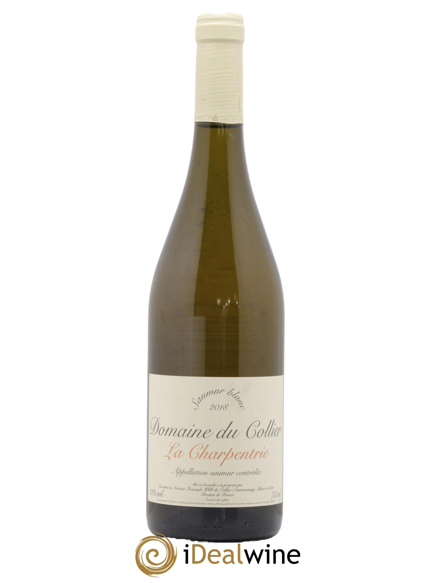 Saumur La Charpentrie Domaine du Collier 2018 - Lot de 1 bouteille - 0