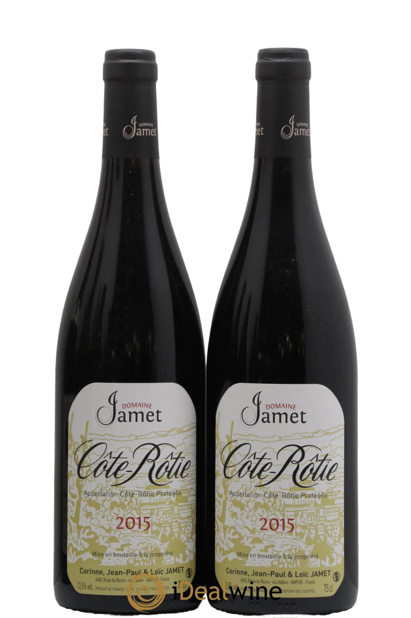 Côte-Rôtie Jamet (Domaine) 2015 - Lotto di 2 bottiglie - 0