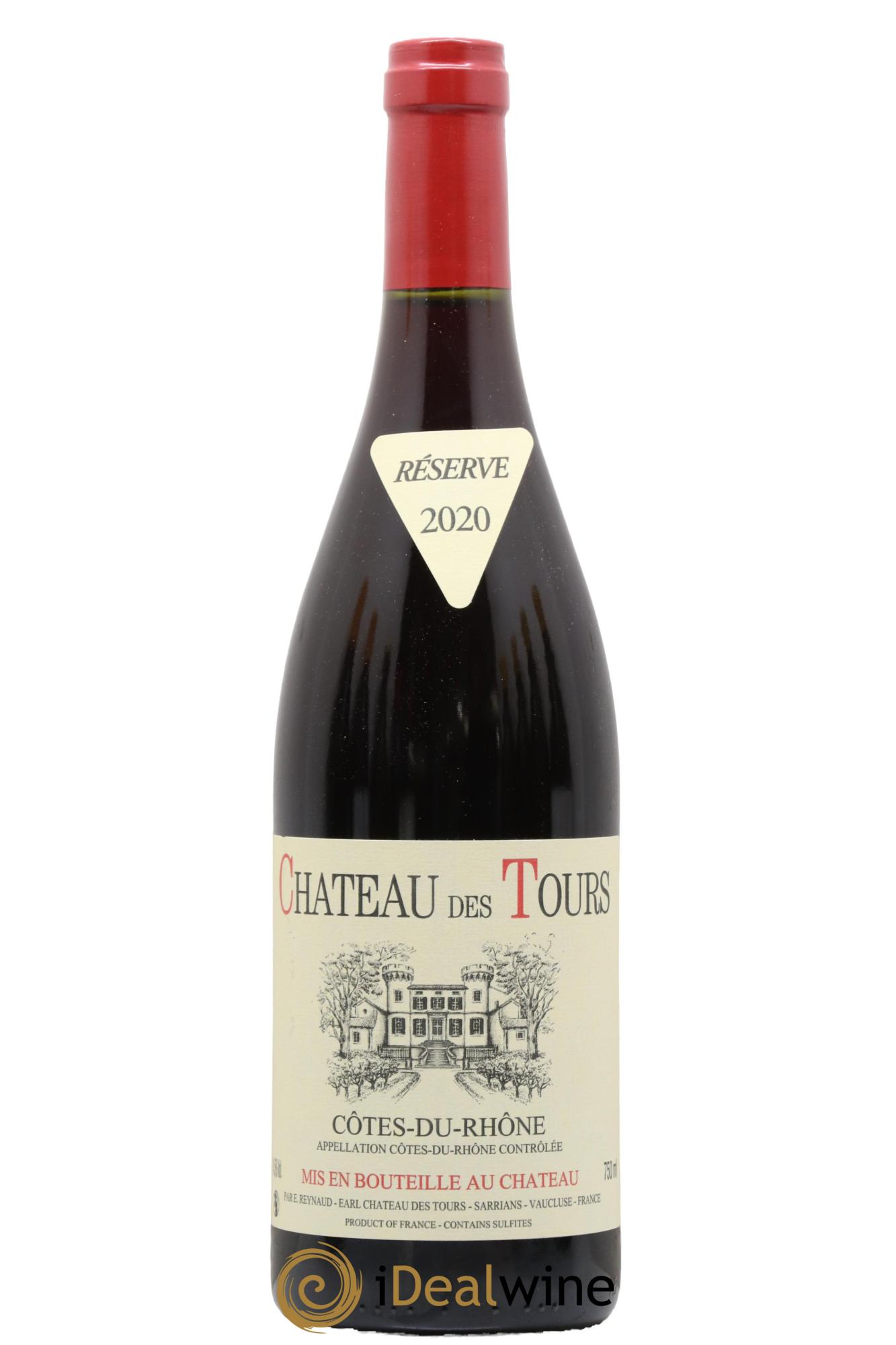 Côtes-du-Rhône Château des Tours Emmanuel Reynaud 2020 - Lot de 1 bouteille - 0