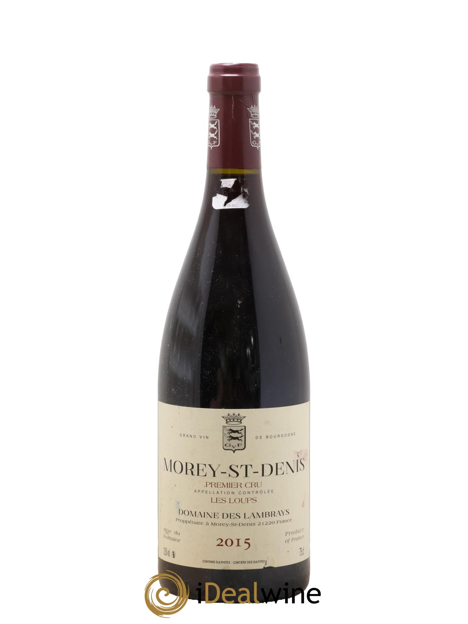 Morey-Saint-Denis 1er Cru Les Loups Domaine des Lambrays 2015 - Lot de 1 bouteille - 0