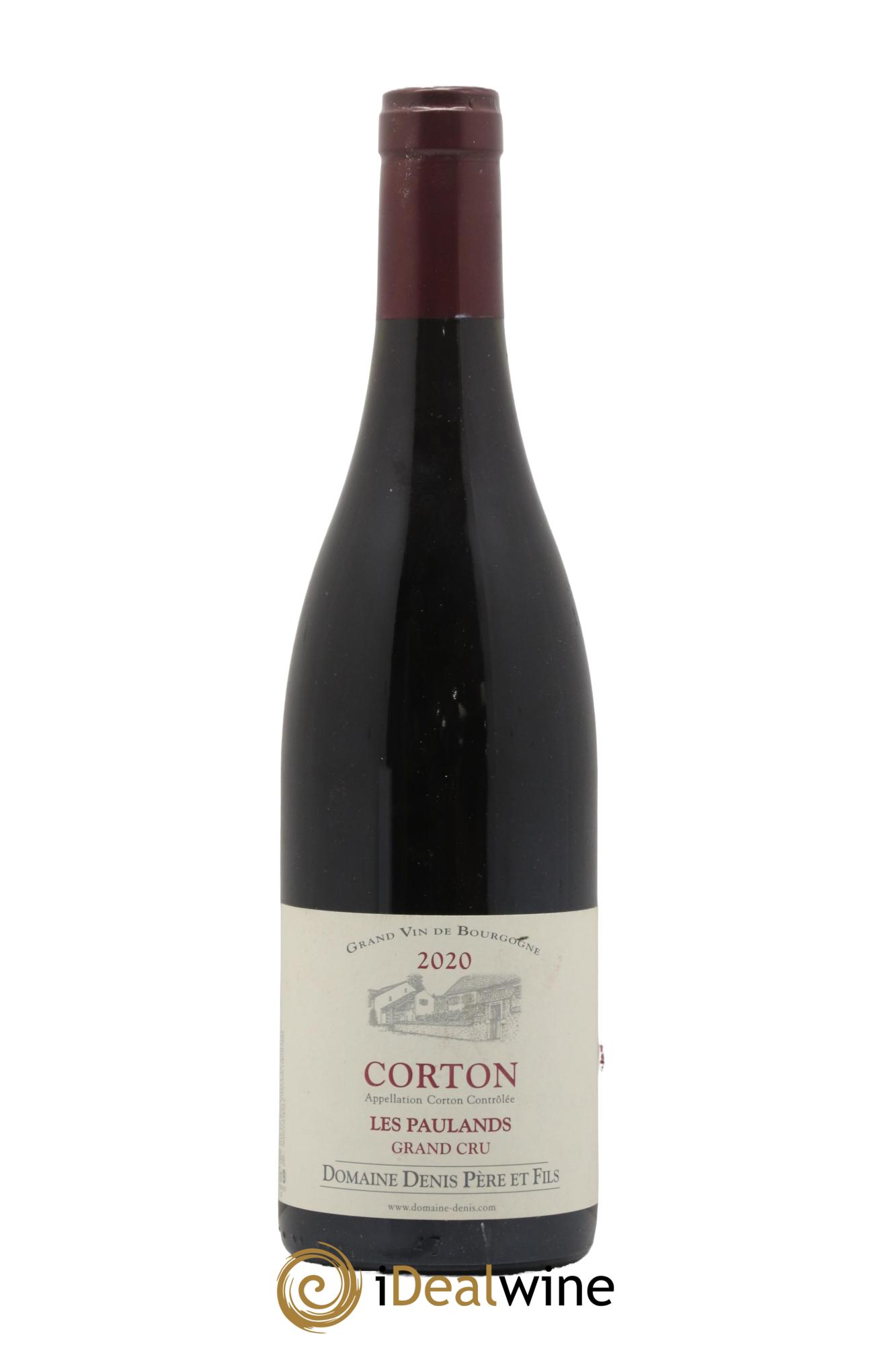 Corton Grand Cru Les Paulands Domaine Denis Pere Et Fils 2020 - Lot de 1 bouteille - 0