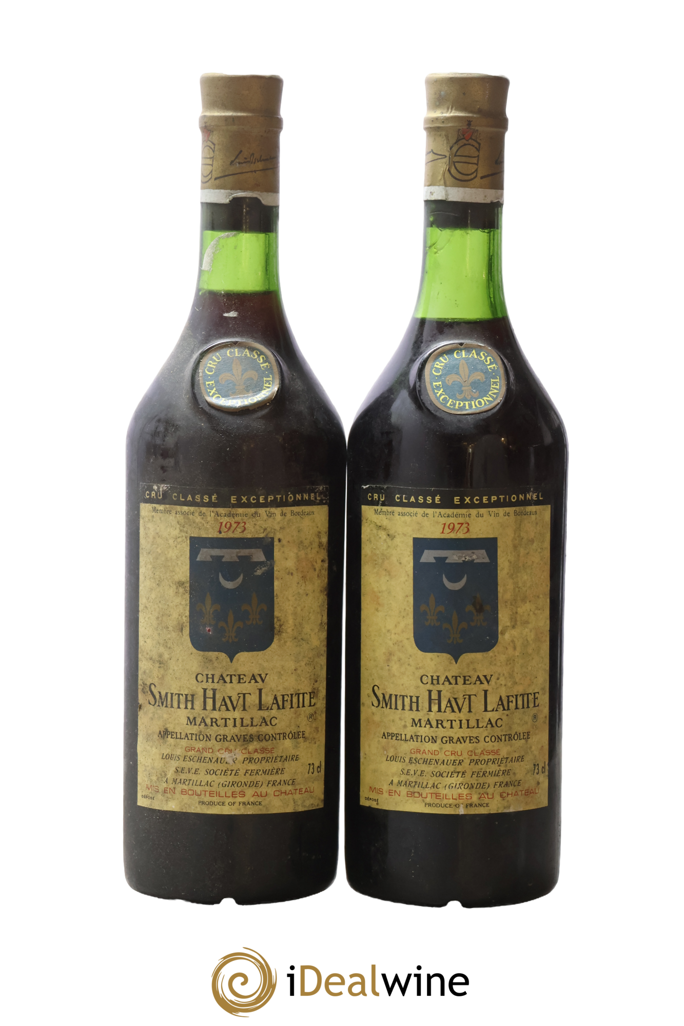 Château Smith Haut Lafitte Cru Classé de Graves 1973 - Posten von 2 Flaschen - 0