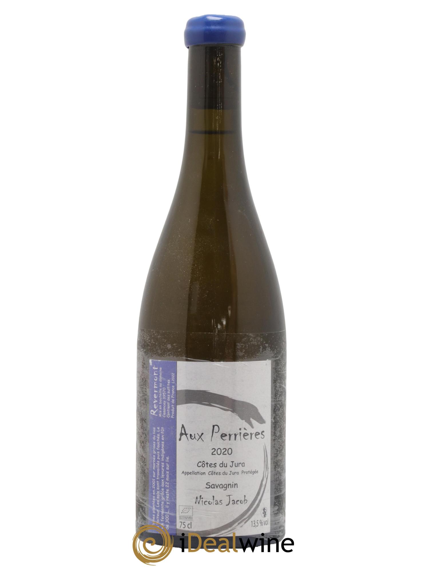 Côtes du Jura Savagnin Aux Perrières Nicolas Jacob 2020 - Lot de 1 bouteille - 0
