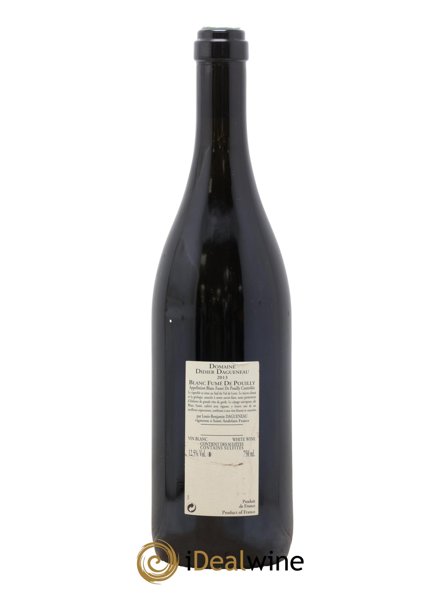 Pouilly-Fumé Buisson Renard Dagueneau (Domaine Didier - Louis-Benjamin) 2013 - Lot of 1 bottle - 1