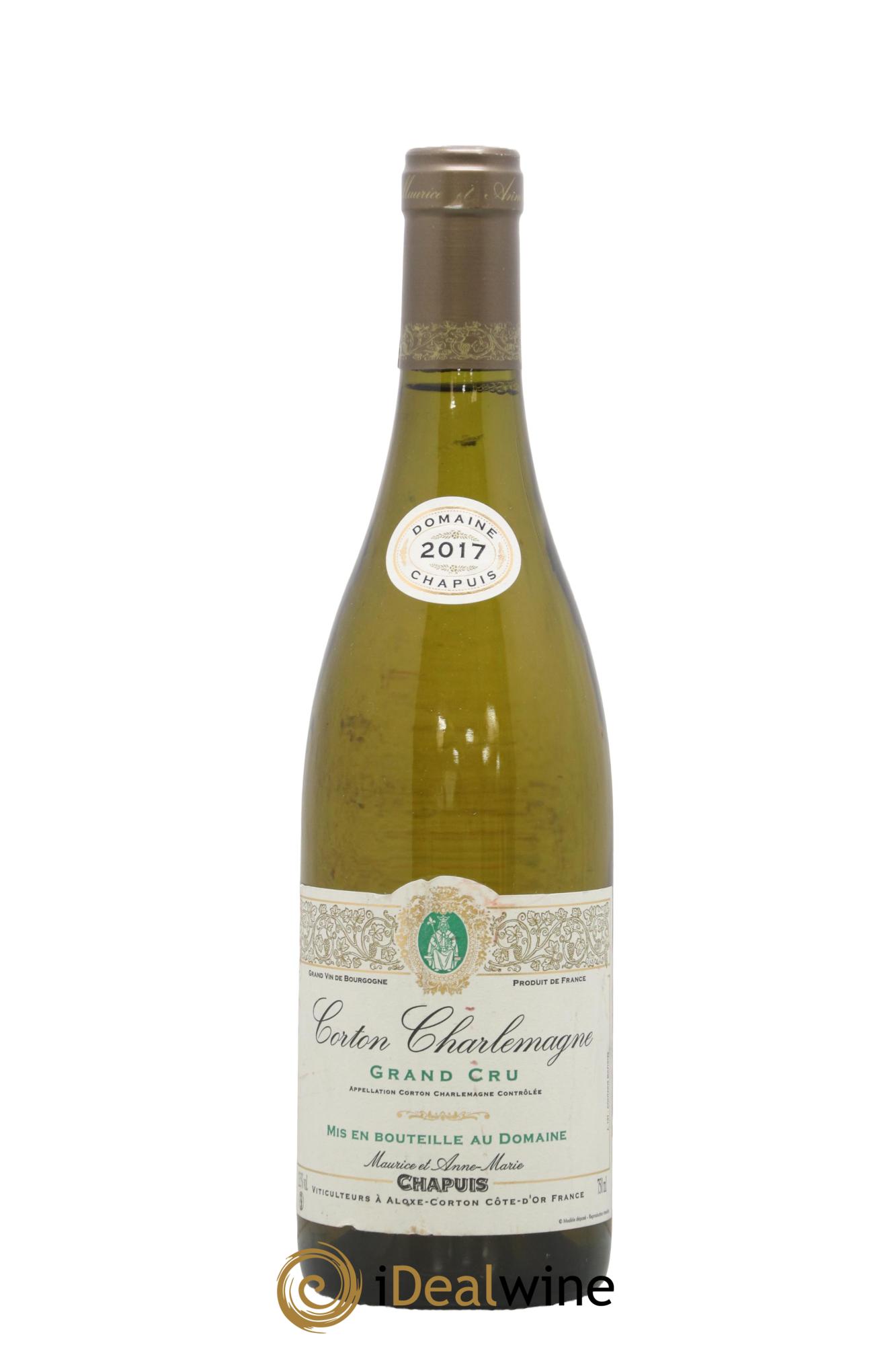 Corton-Charlemagne Grand Cru Maurice et Anne-Marie Chapuis 2017 - Lot de 1 bouteille - 0