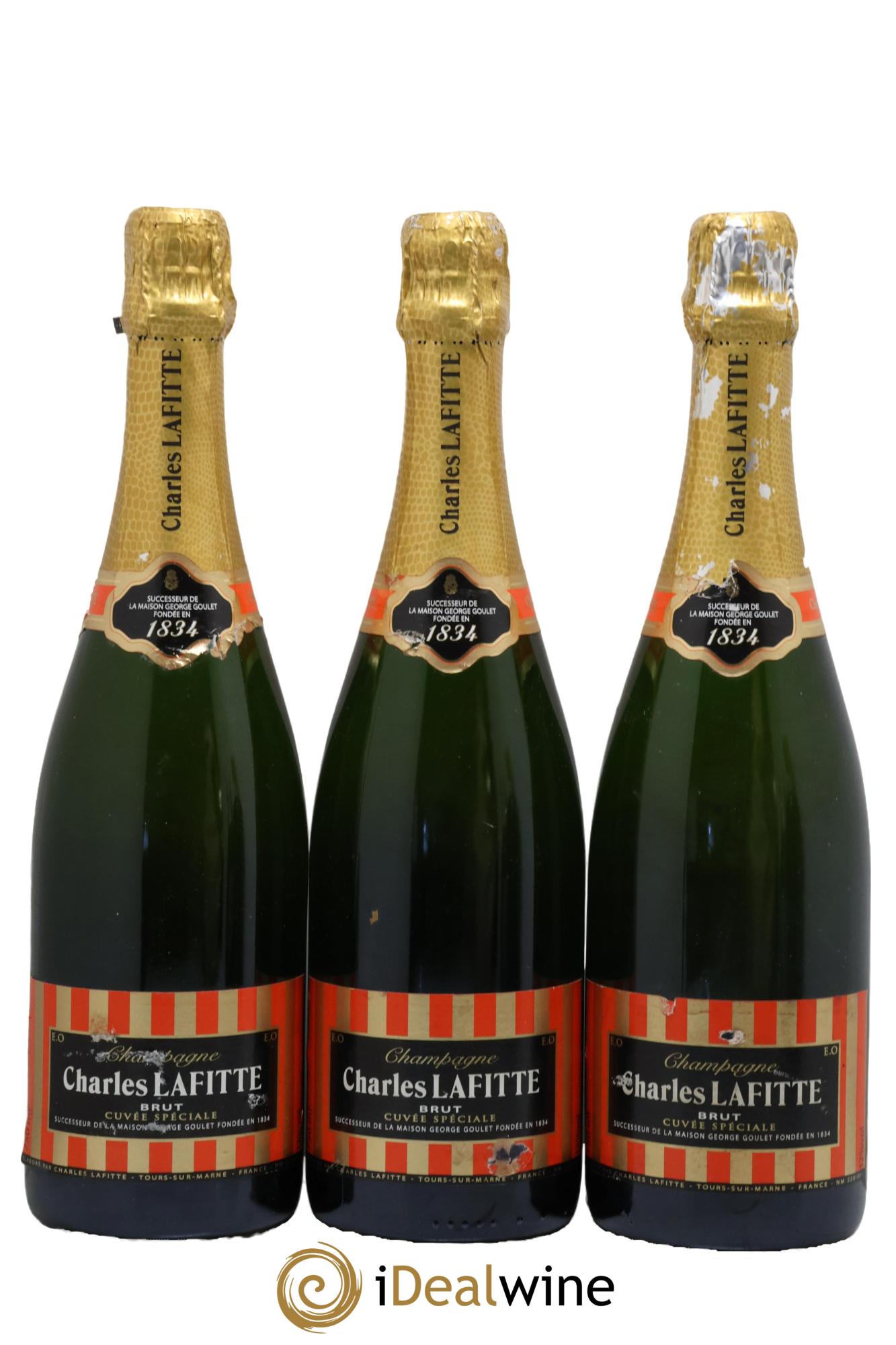 Champagne Cuvée Spéciale Charles Lafitte - Lot de 3 bouteilles - 0