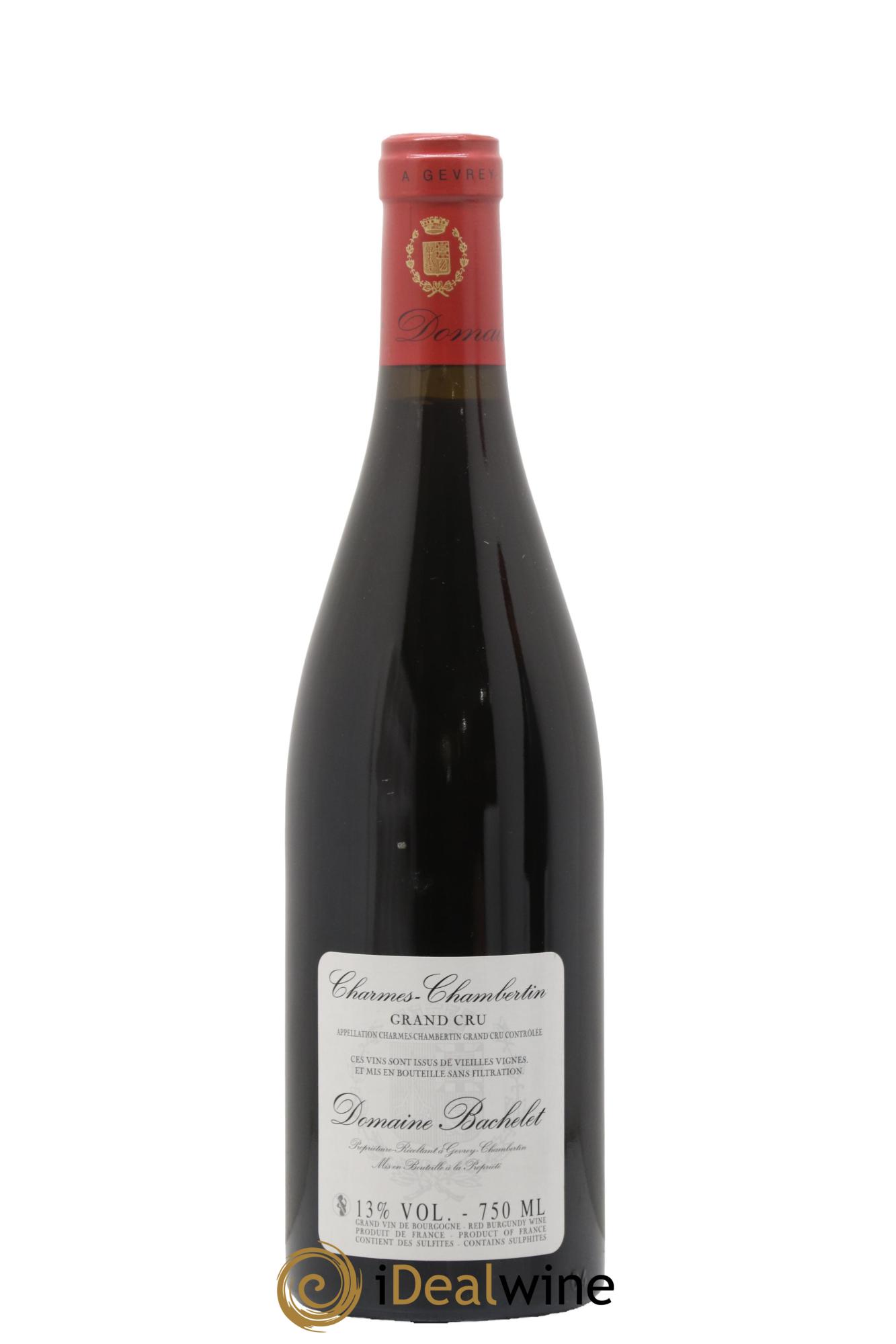 Charmes-Chambertin Grand Cru Vieilles Vignes Denis Bachelet (Domaine) 2011 - Lot de 1 bouteille - 1