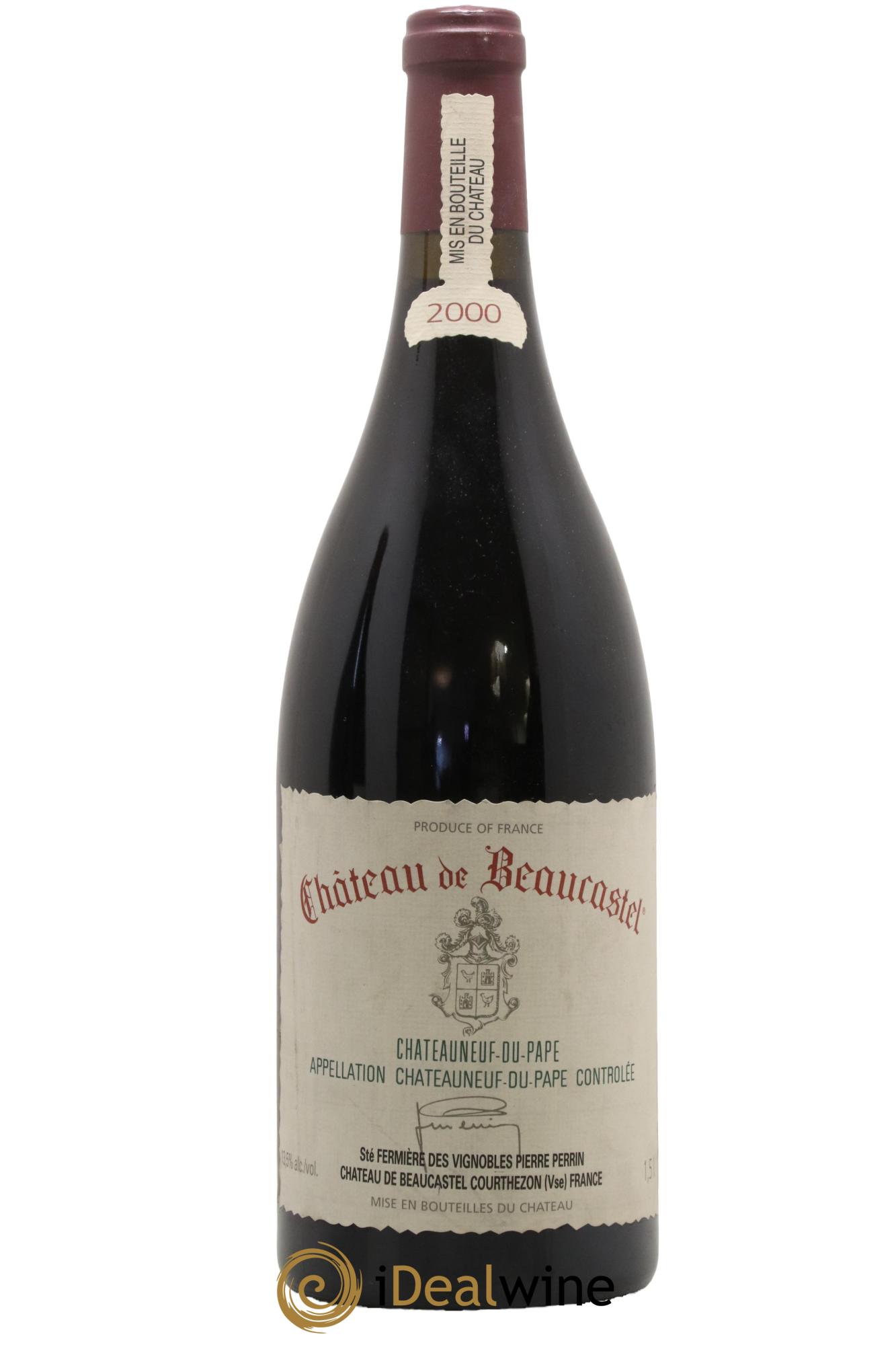 Châteauneuf-du-Pape Château de Beaucastel Famille Perrin 2000 - Lot of 1 magnum - 0