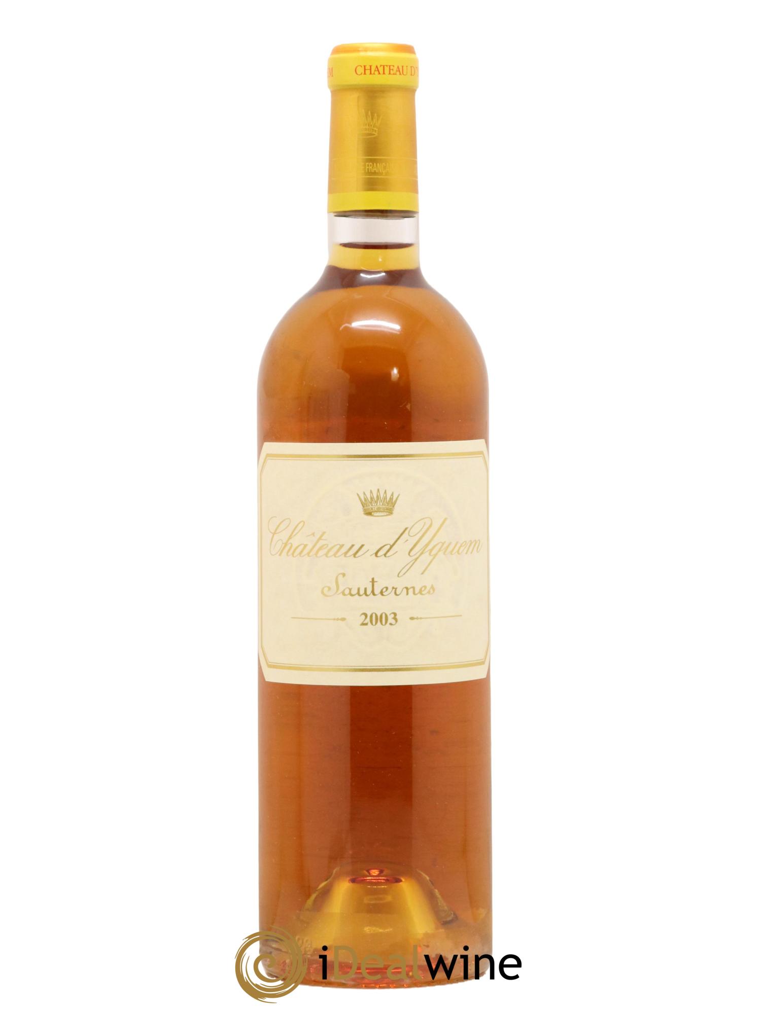 Château d' Yquem 1er Cru Classé Supérieur 2003 - Lot de 1 bouteille - 0