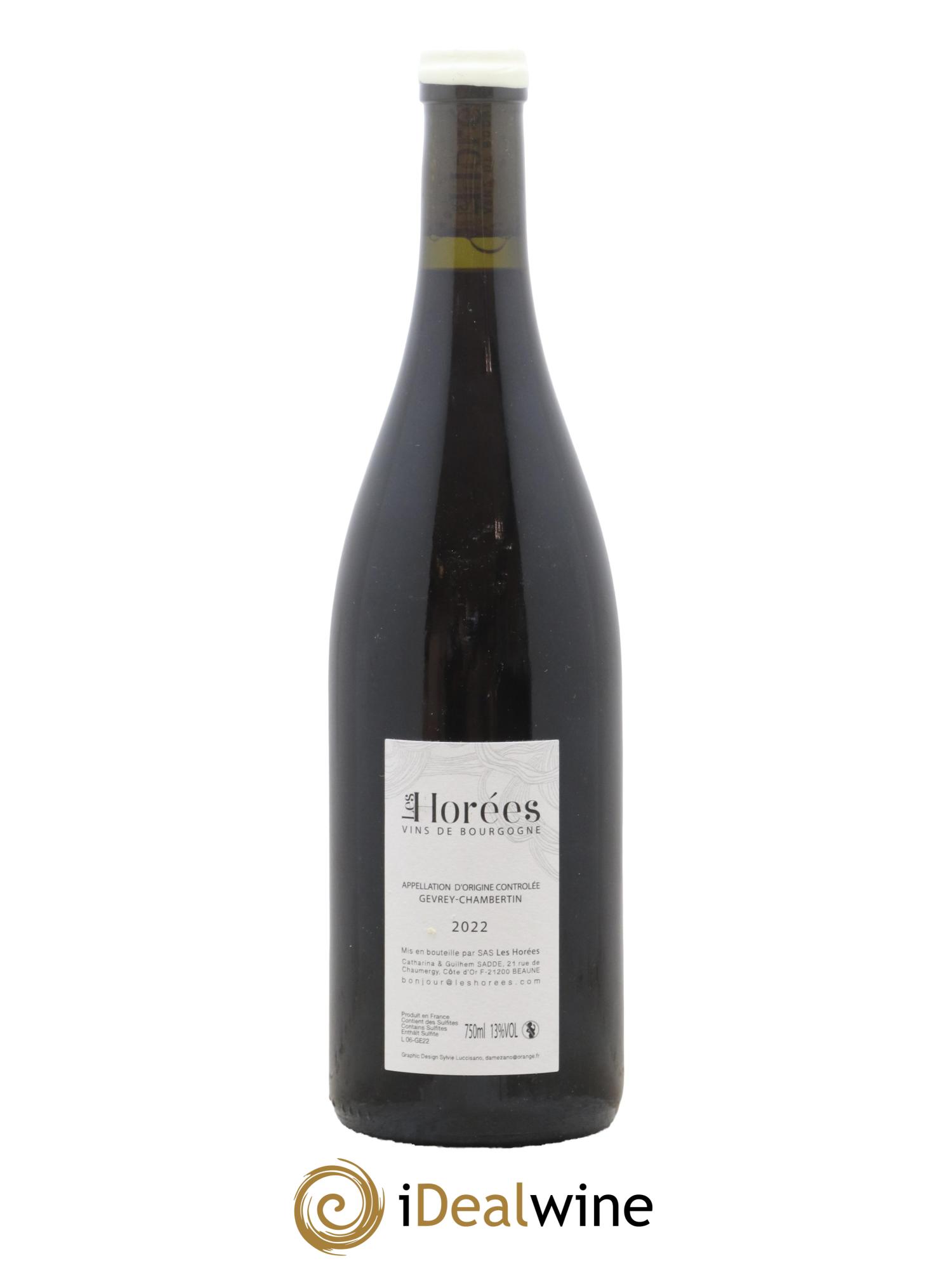 Gevrey-Chambertin En Reniard Les Horées 2022 - Lot de 1 bouteille - 1