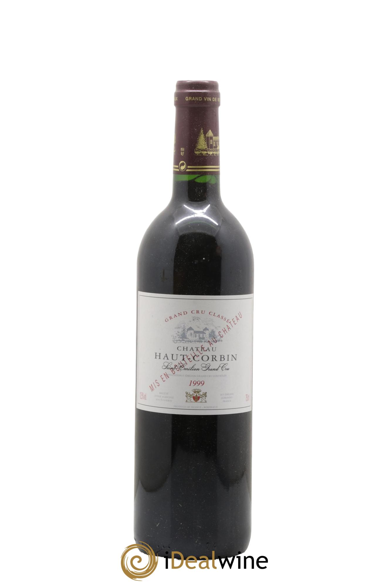 Château Haut Corbin Grand Cru 1999 - Posten von 1 Flasche - 0