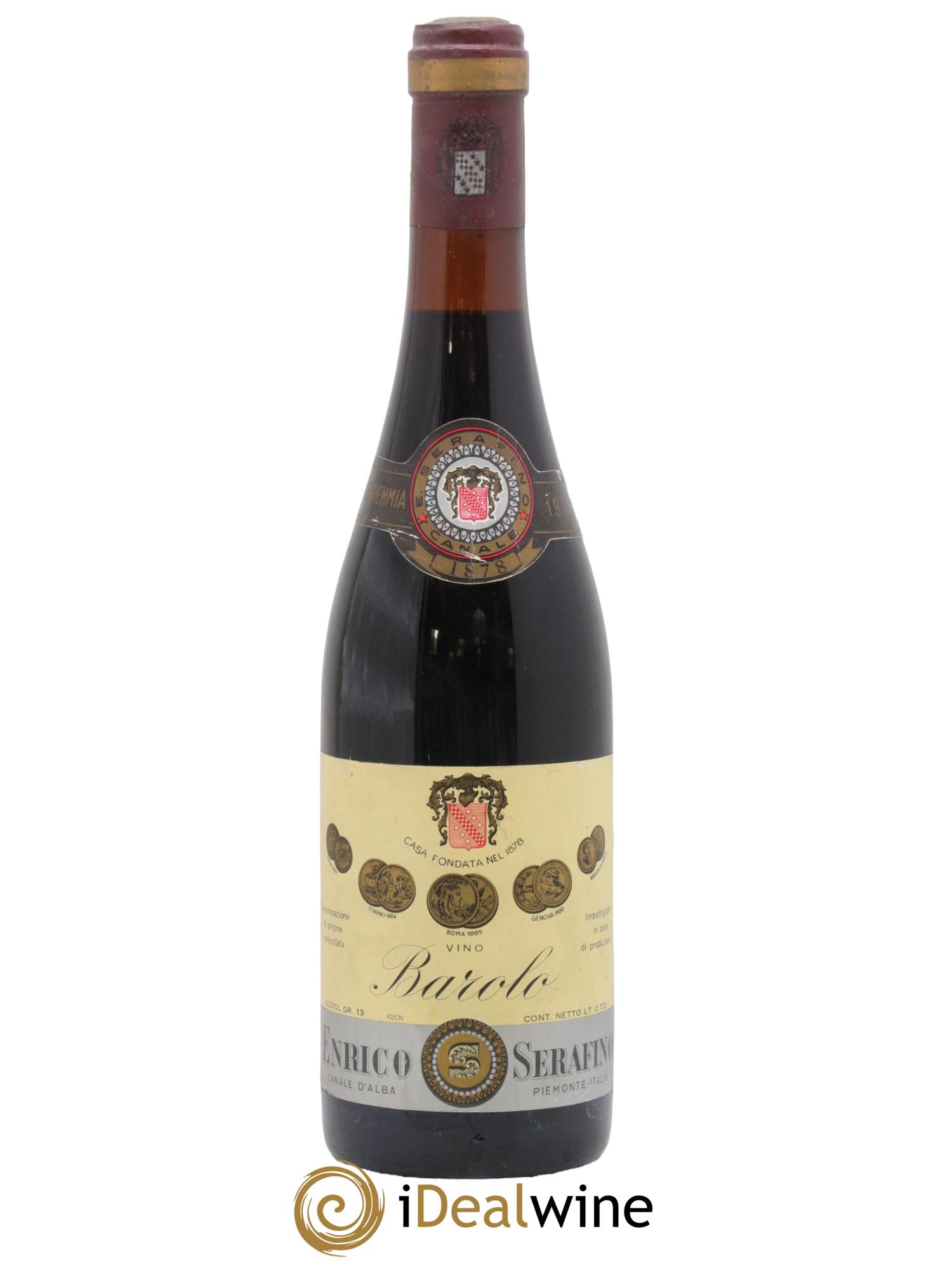 Barolo DOCG Enrico Serafino 1971 - Lot of 1 bottle - 0